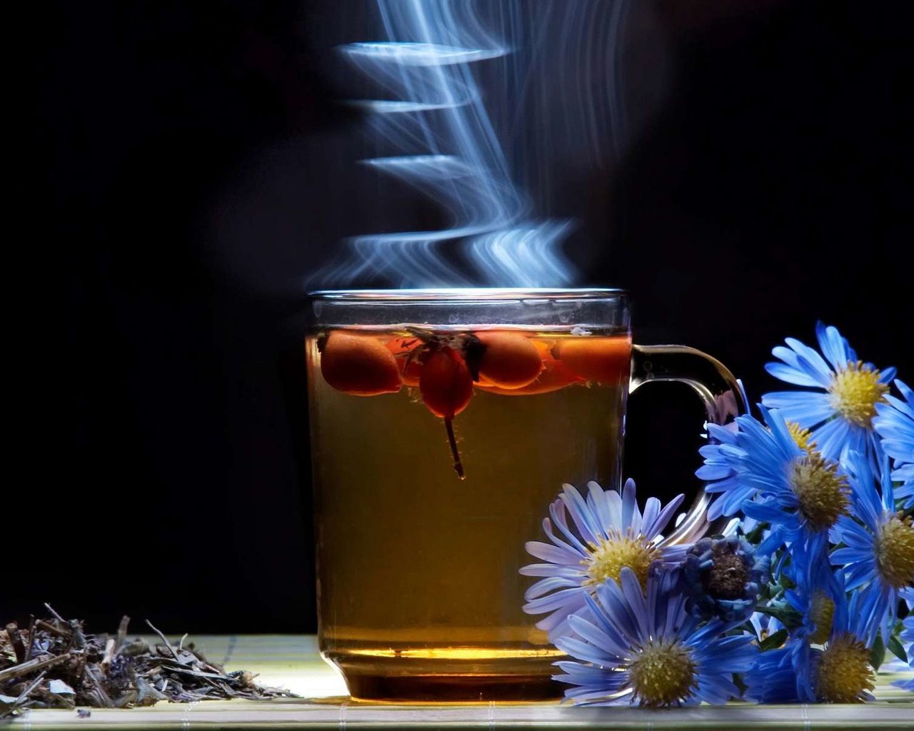 Обои цветы, чай, аромат, flowers, tea, aroma разрешение 1920x1200 Загрузить