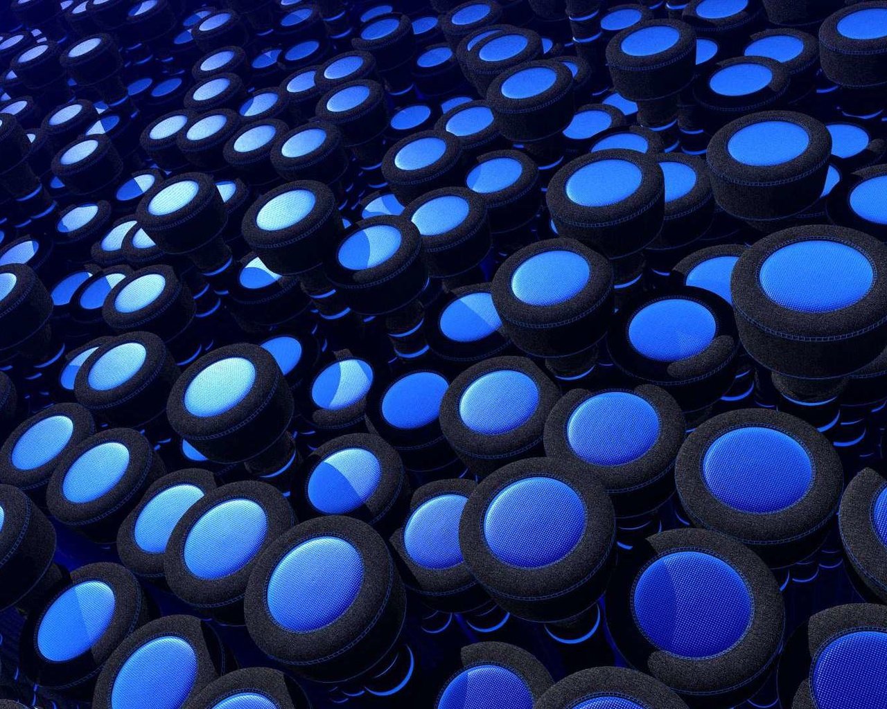 Обои абстракция, фон, синий, круги, кружки, 3д, abstraction, background, blue, circles, mugs, 3d разрешение 1920x1080 Загрузить