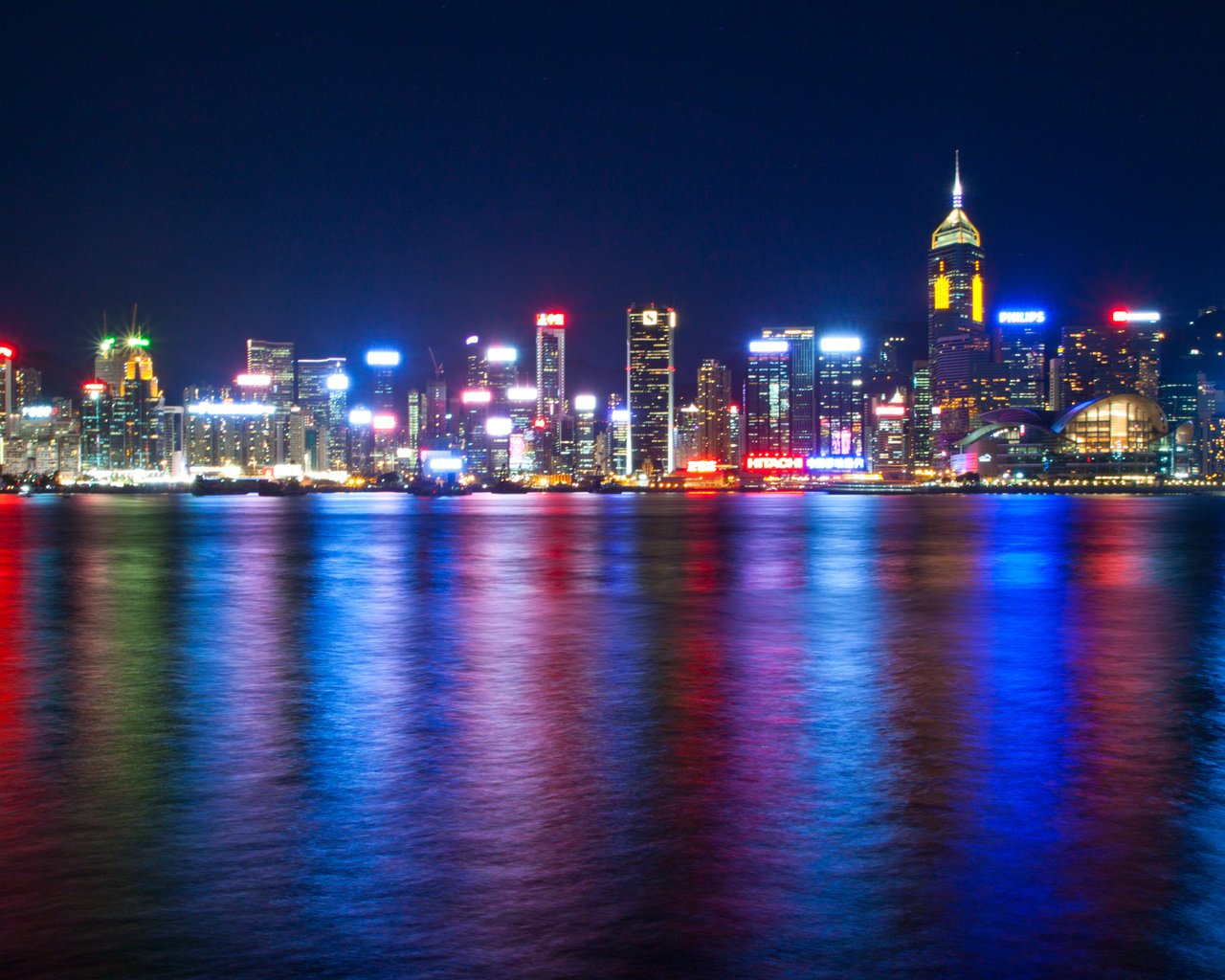 Обои огни, китай, гонконг, lights, china, hong kong разрешение 2500x1667 Загрузить