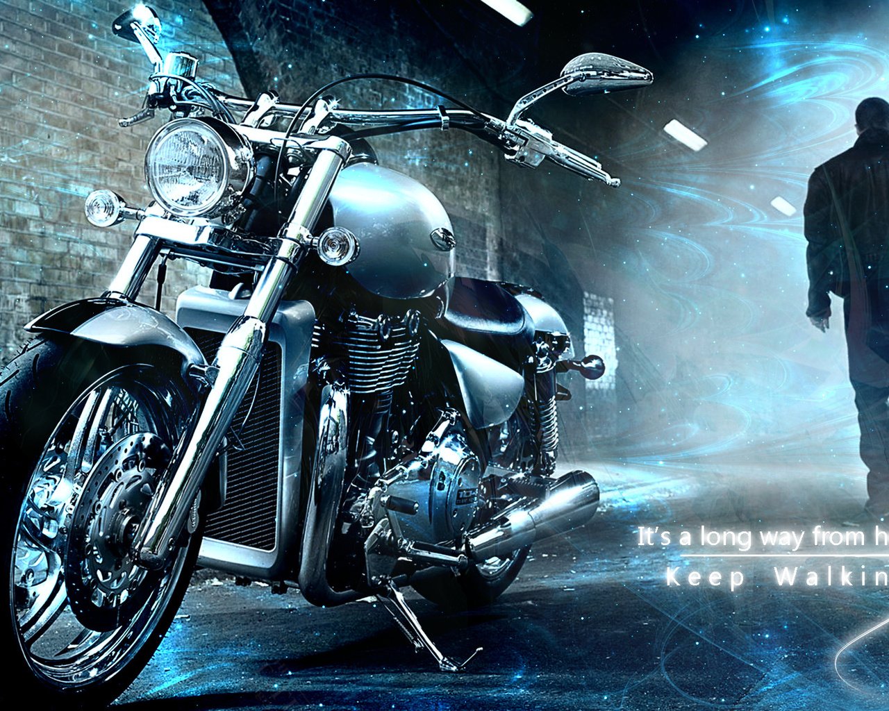 Обои мотоциклы, на, motocikl, siluyet, kogda, daleko, motorcycles, on, when разрешение 1920x1200 Загрузить
