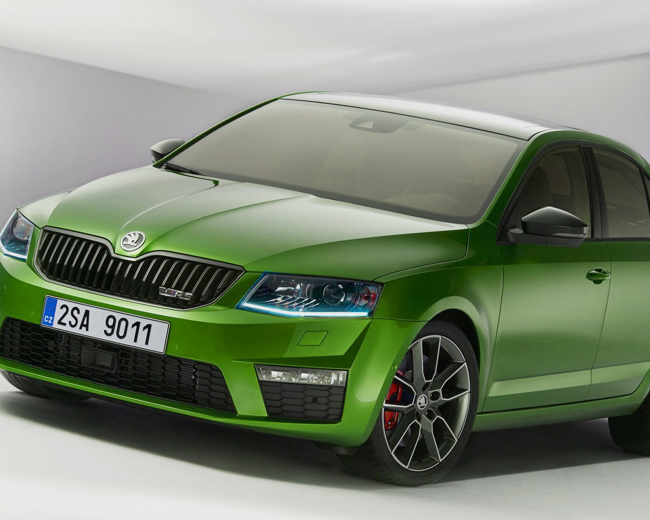 Обои зеленая, супер, skoda, green, super разрешение 1920x1080 Загрузить