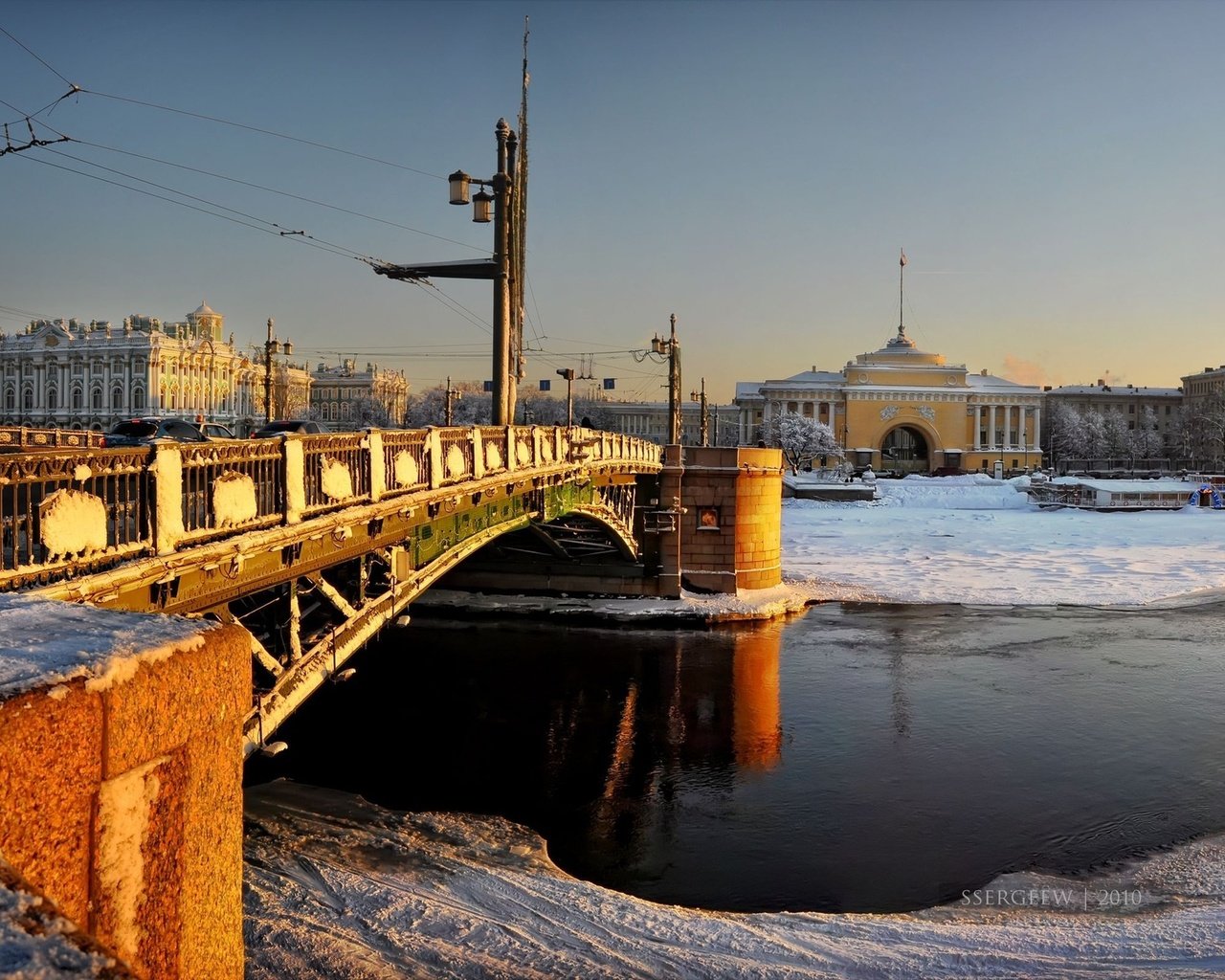 Обои санкт-петербург, адмиралтейство, дворцовый мост, зимний дворец, serg-sergeew, saint petersburg, the admiralty, the palace bridge, the winter palace разрешение 1920x1200 Загрузить