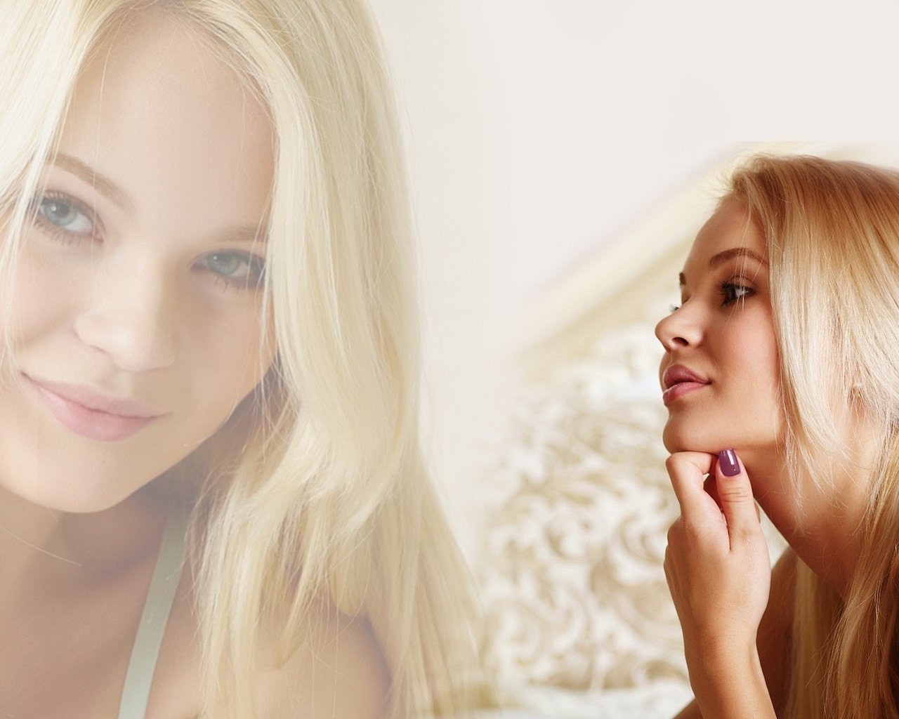 Обои блондинка, портрет, взгляд, модель, лицо, talia cherry, blonde, portrait, look, model, face разрешение 1920x1200 Загрузить