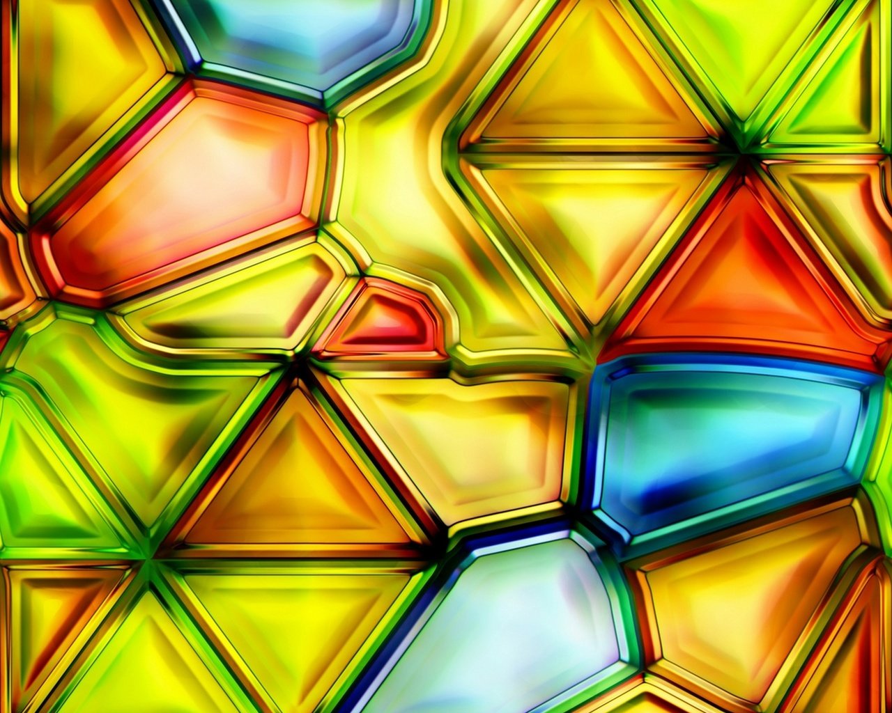 Обои абстракция, фон, стекло, разноцветное, треугольники, витраж, abstraction, background, glass, colorful, triangles, stained glass разрешение 2880x2618 Загрузить