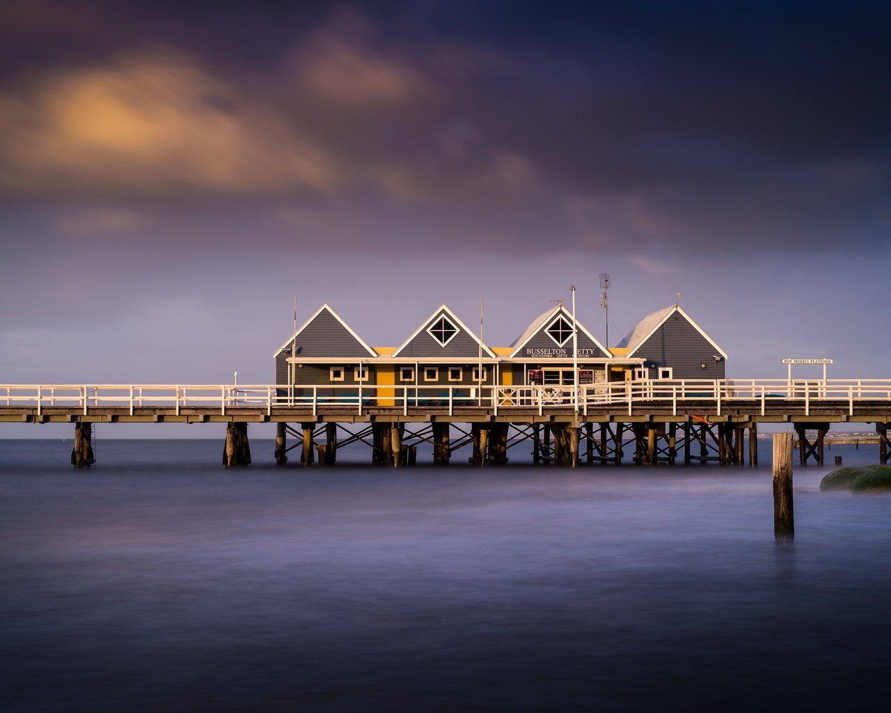 Обои море, причал, австралия, пристань, western australia, busselton jetty, sea, pier, australia, marina разрешение 3840x2160 Загрузить