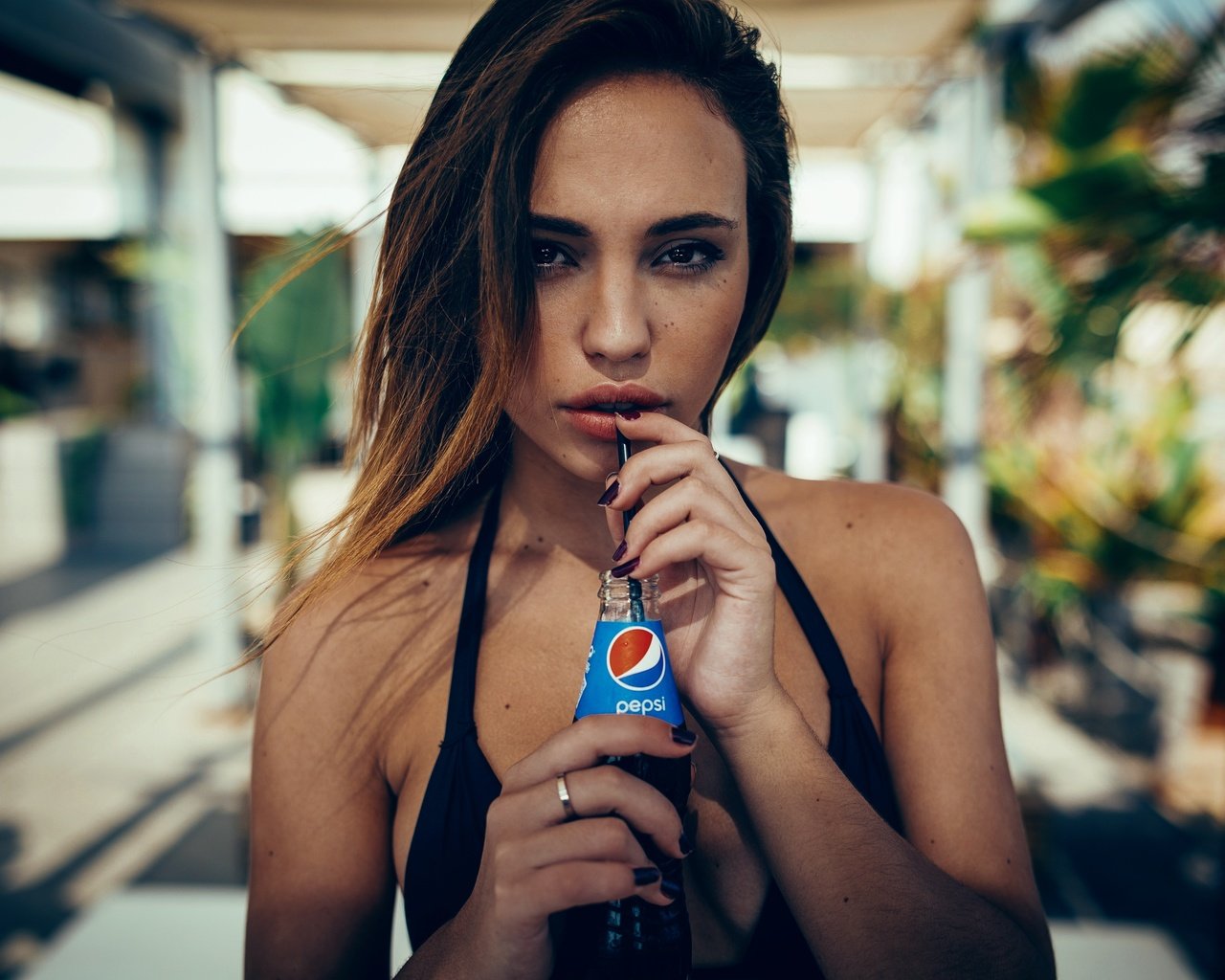 Обои девушка, взгляд, волосы, лицо, пепси, tysha, girl, look, hair, face, pepsi разрешение 4368x2912 Загрузить