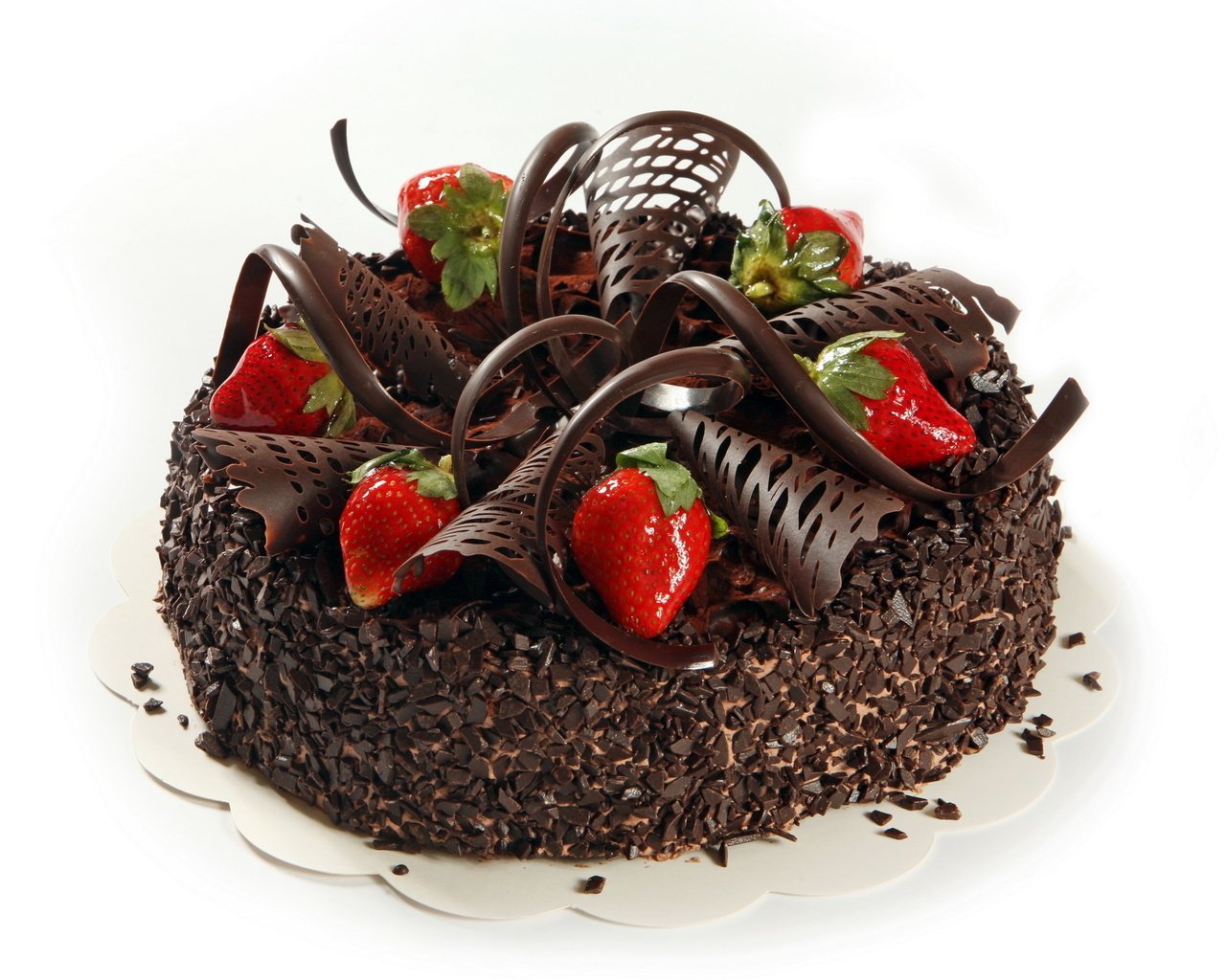 Обои клубника, шоколад, сладость, торт, strawberry, chocolate, the sweetness, cake разрешение 2048x1536 Загрузить