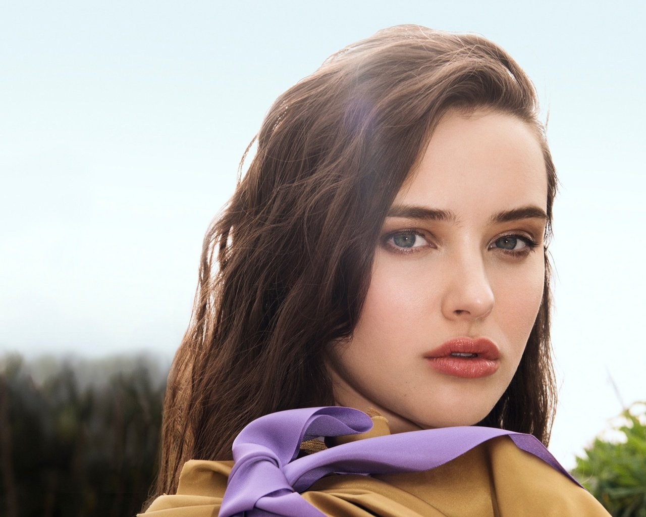 Обои портрет, актриса, макияж, красотка, шатенка, marie claire, katherine langford, кэтрин лангфорд, lindsey byrnes, portrait, actress, makeup, beauty, brown hair, catherine langford разрешение 2560x1600 Загрузить