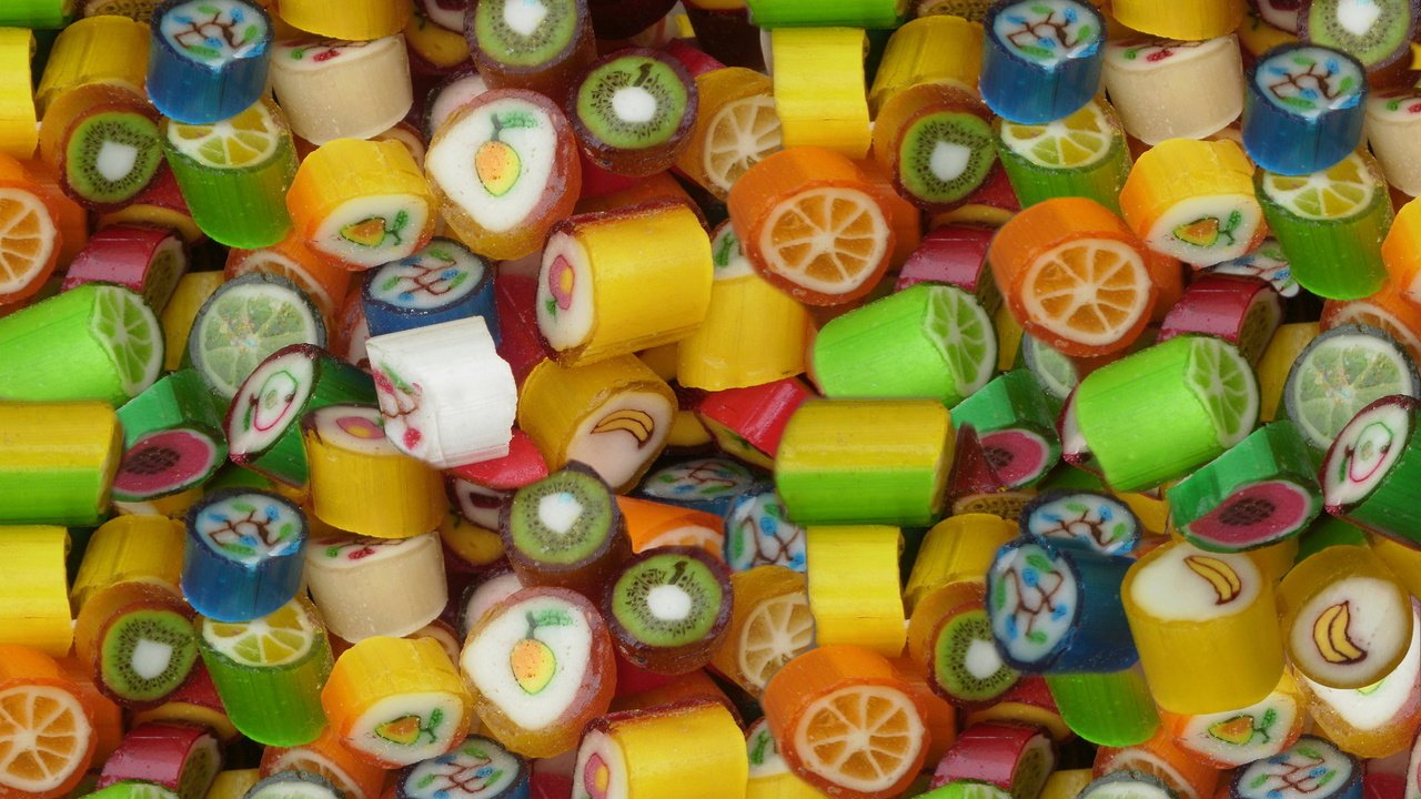 Обои разноцветные, конфеты, сладости, леденцы, мармелад, colorful, candy, sweets, lollipops, marmalade разрешение 1920x1200 Загрузить