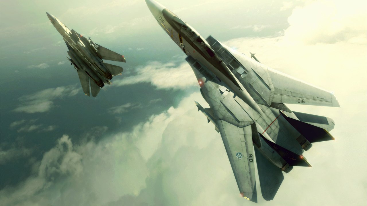 Обои облака, самолет, истребители, ace combat 5, clouds, the plane, fighters разрешение 1920x1200 Загрузить