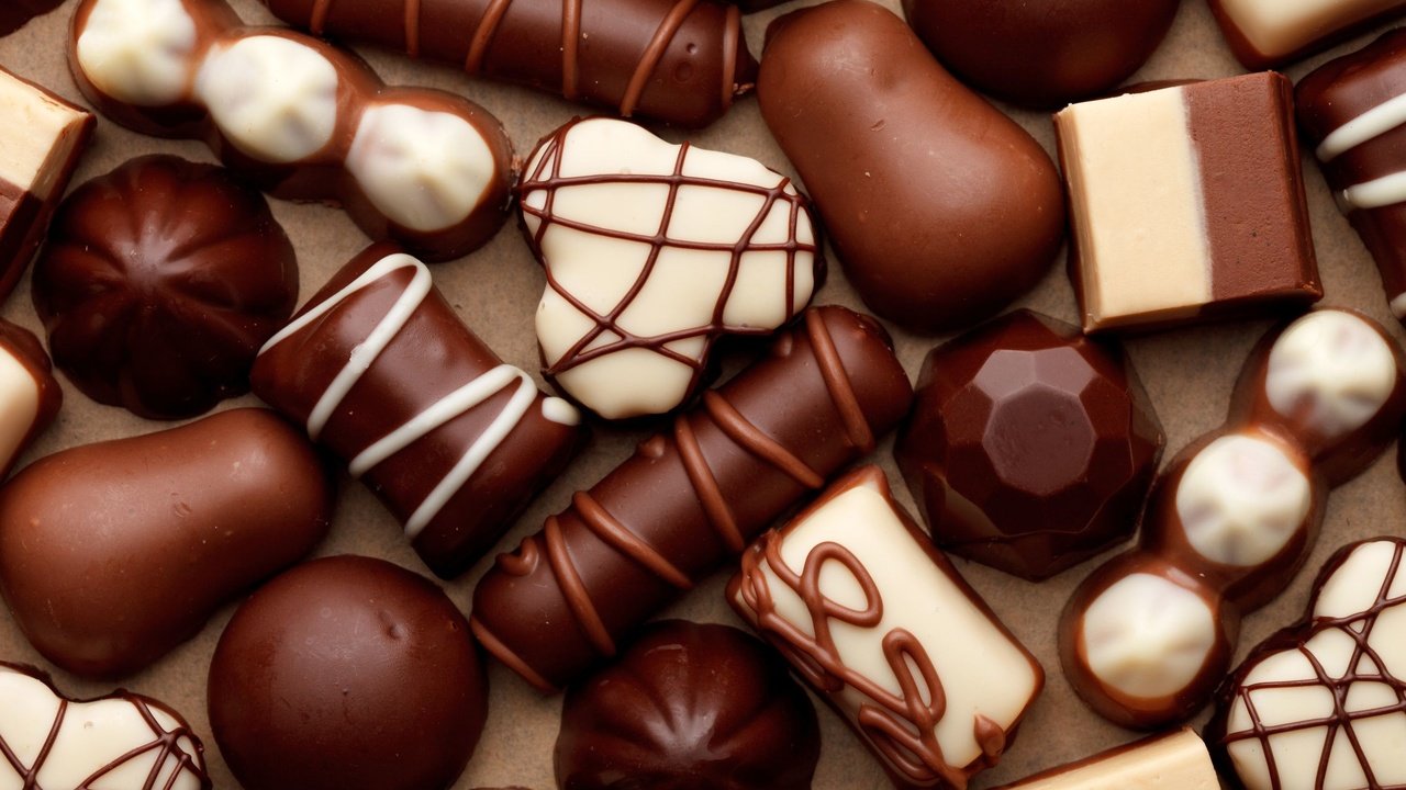 Обои конфеты, сладости, белый, шоколад, конфета, в шоколаде, молочный, candy, sweets, white, chocolate, milk разрешение 2560x1709 Загрузить