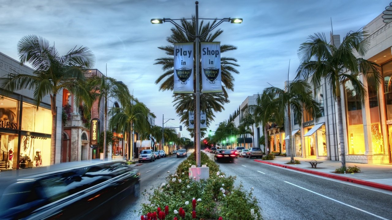 Обои дорога, пальмы, улица, калифорния, road, palm trees, street, ca разрешение 2560x1600 Загрузить