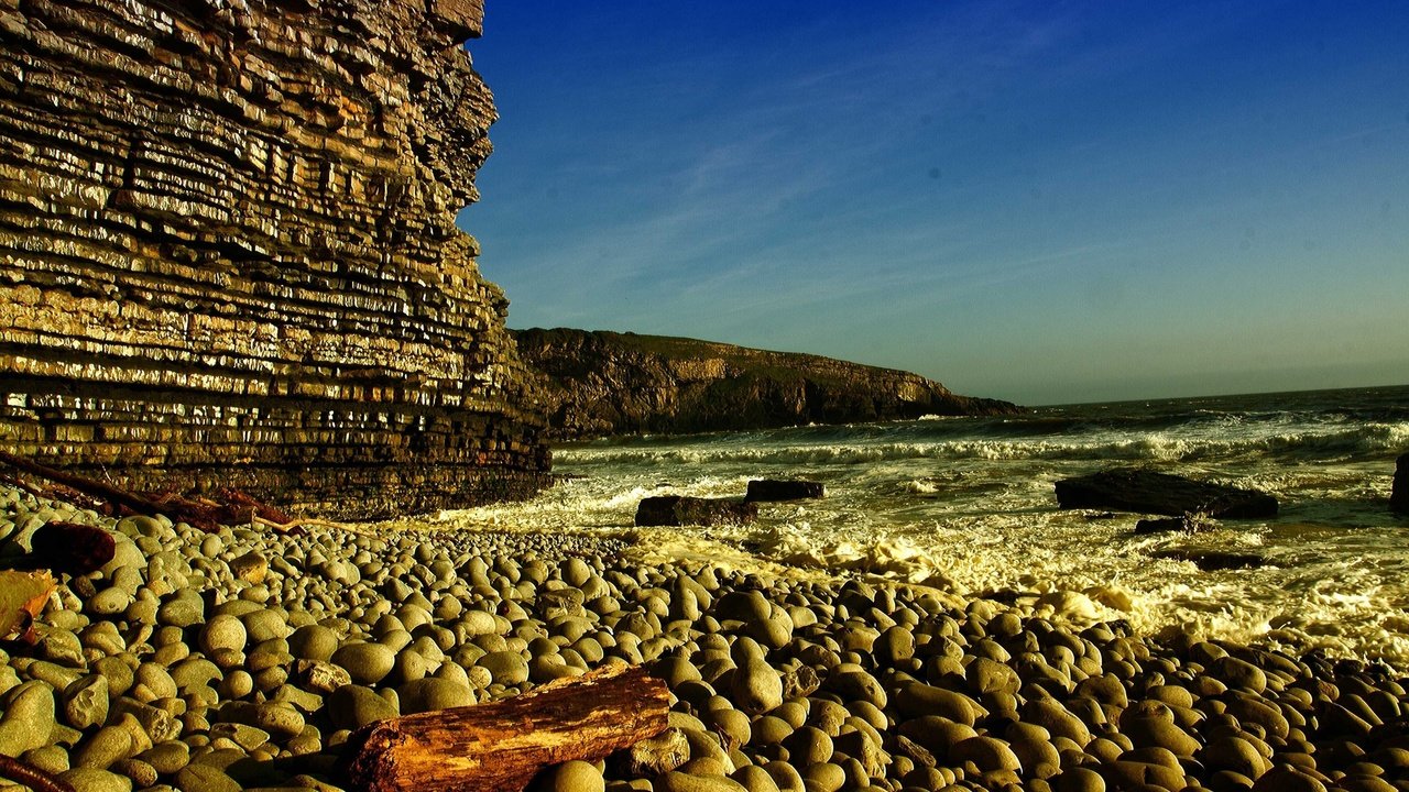 Обои скалы, камни, берег, море, rocks, stones, shore, sea разрешение 2560x1600 Загрузить