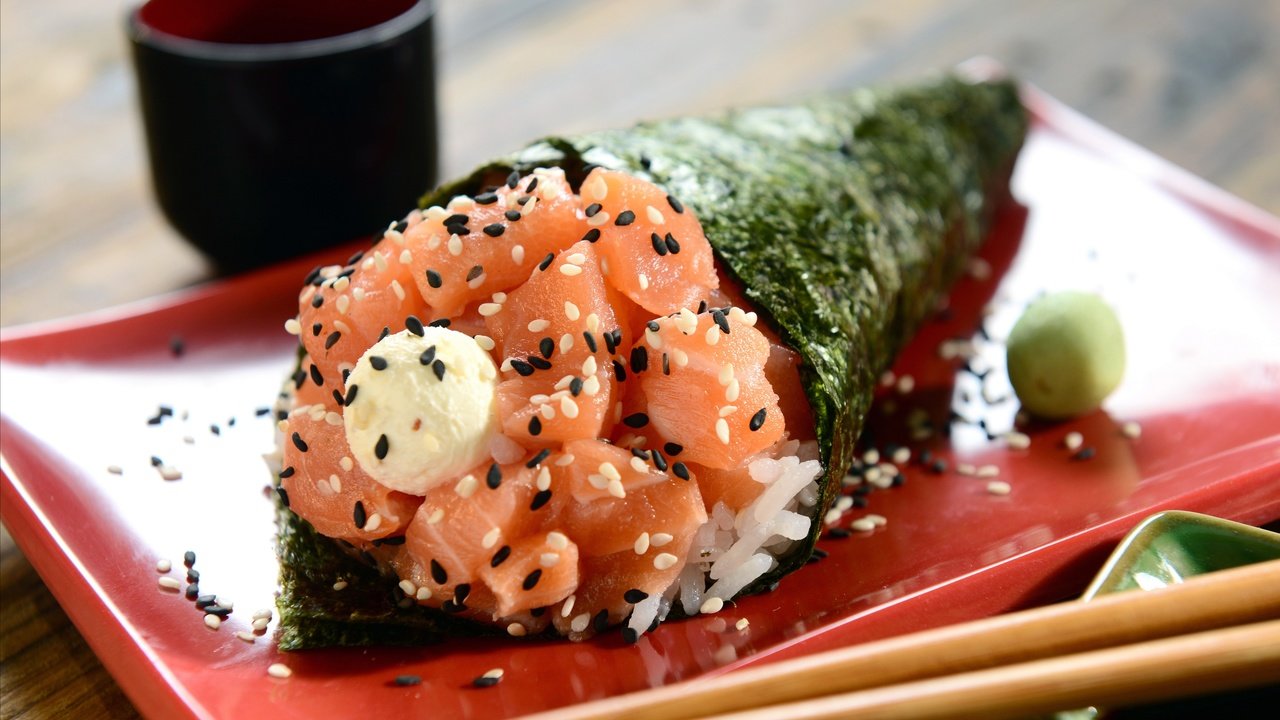 Обои начинка, суши, роллы, японская кухня, stuffing, filling, sushi, rolls, japanese cuisine разрешение 2880x1922 Загрузить