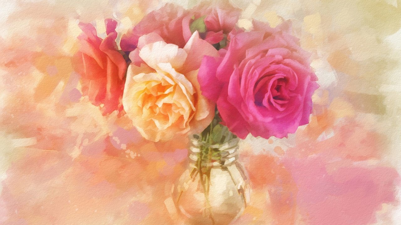 Обои цветы, розы, букет, flowers, roses, bouquet разрешение 3000x1984 Загрузить