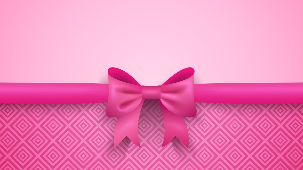 Обои фон, цвет, розовый, лента, подарок, бантик, background, color, pink, tape, gift, bow разрешение 3840x3840 Загрузить