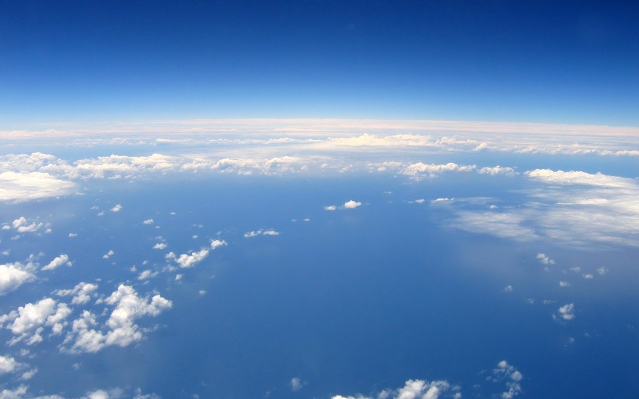 Обои небо, облака, атмосфера, the sky, clouds, the atmosphere разрешение 2592x1944 Загрузить