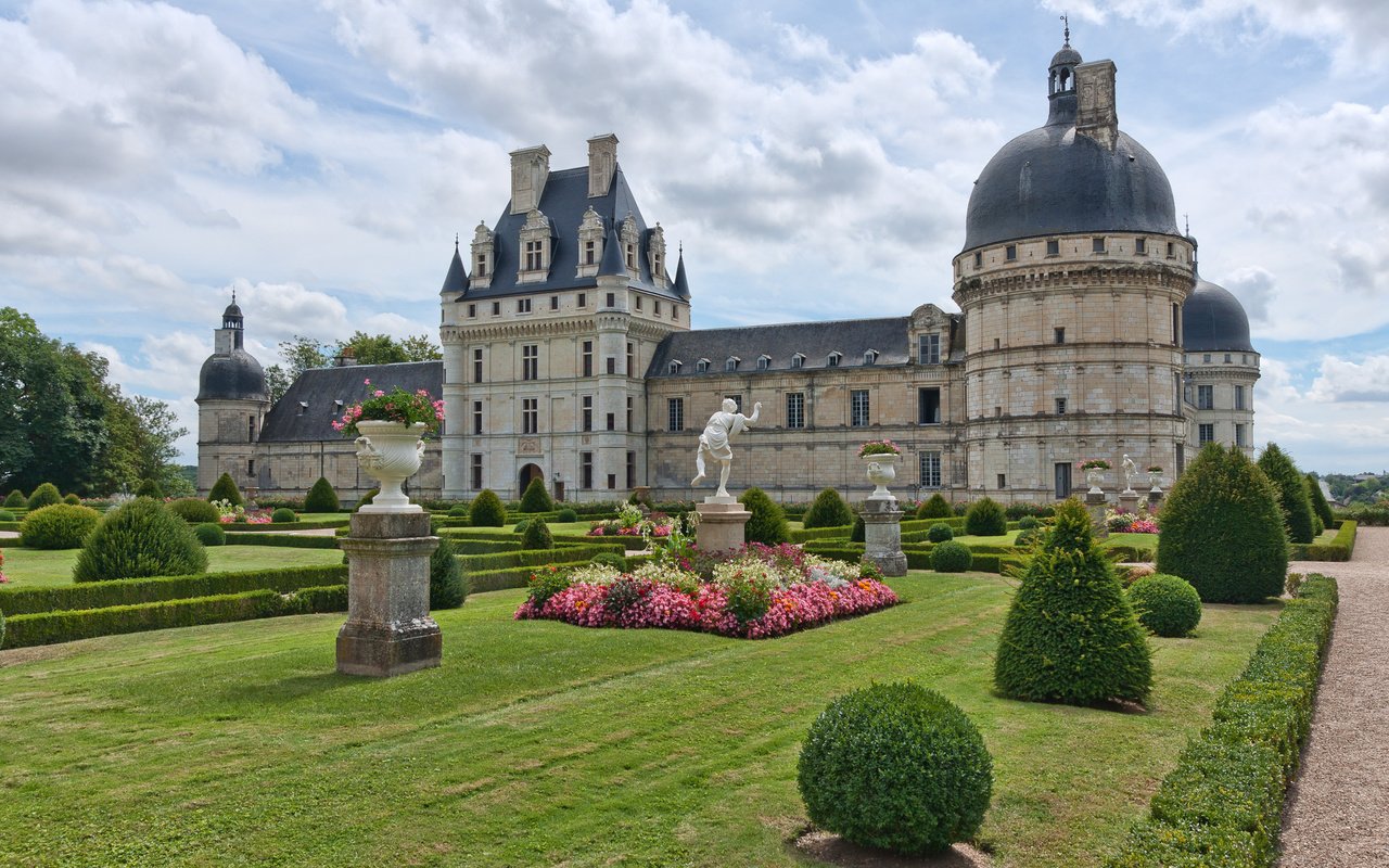 Обои замок, франция, валансе, департамент, эндр, castle, france, valence, the department, indre разрешение 4272x2848 Загрузить