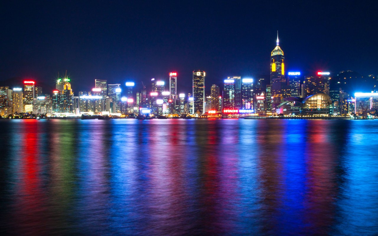 Обои огни, китай, гонконг, lights, china, hong kong разрешение 2500x1667 Загрузить