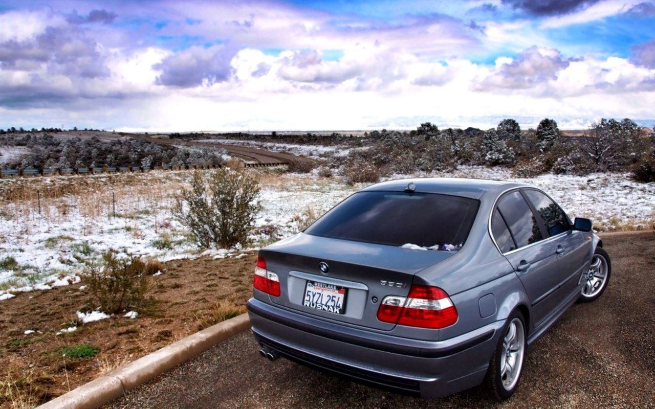 Обои дорога, обочина, бмв, road, roadside, bmw разрешение 2400x1800 Загрузить