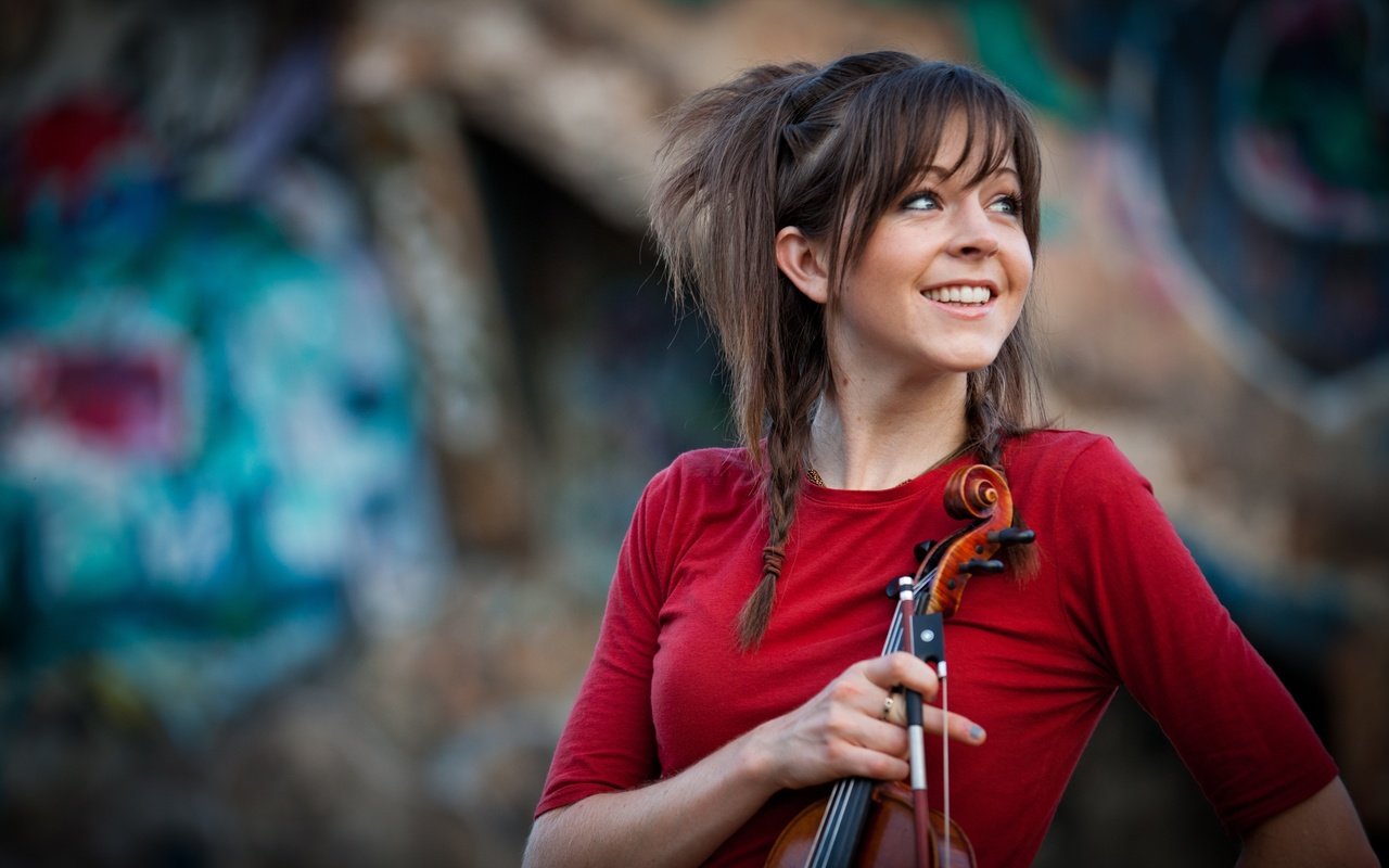 Обои девушка, скрипка, линдси стирлинг, линдсей стирлинг, girl, violin, lindsey stirling, lindsay stirling разрешение 2808x1872 Загрузить