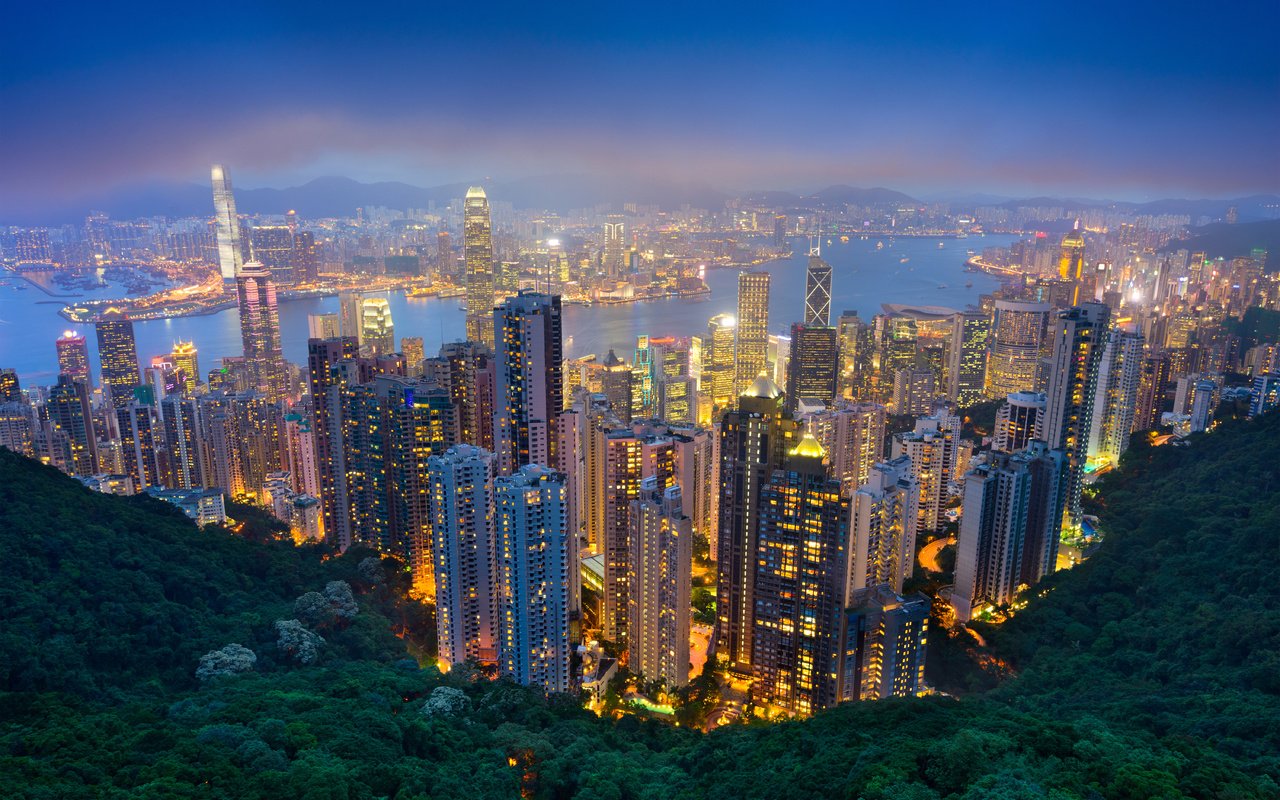 Обои ночь, река, города, небоскребы, китай, гонконг, night, river, city, skyscrapers, china, hong kong разрешение 6000x4004 Загрузить