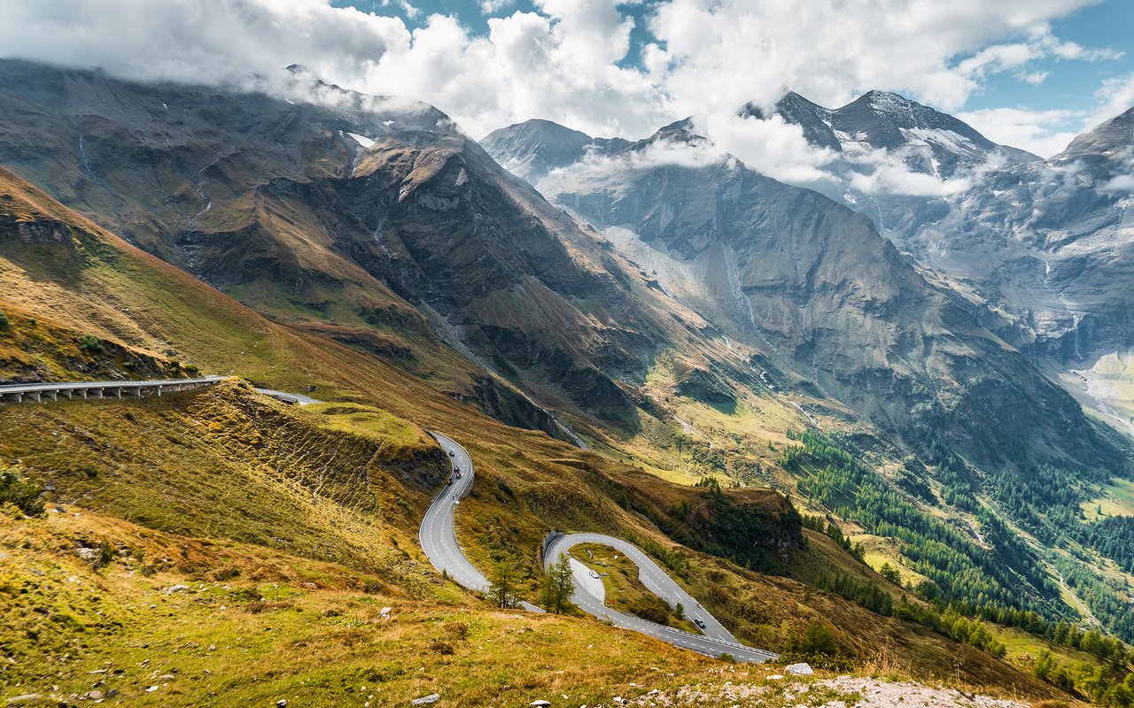 Обои дорога, горы, австрия, гросглокнер, road, mountains, austria разрешение 2048x1365 Загрузить