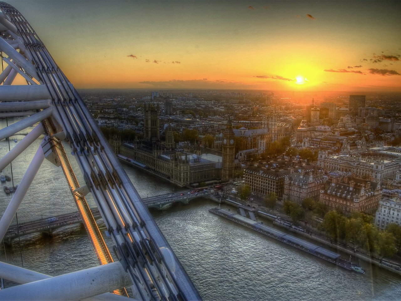 Обои великобритания, лондон, темза, колесо обозрения, вид сверху, uk, london, thames, ferris wheel, the view from the top разрешение 2048x1536 Загрузить