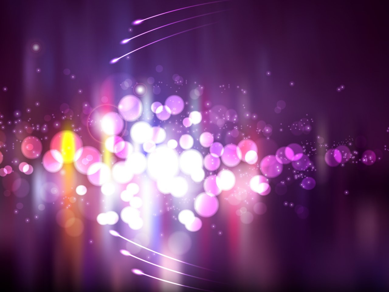 Обои огни, фиолетовый, круги, яркие, lights, purple, circles, bright разрешение 2560x1600 Загрузить