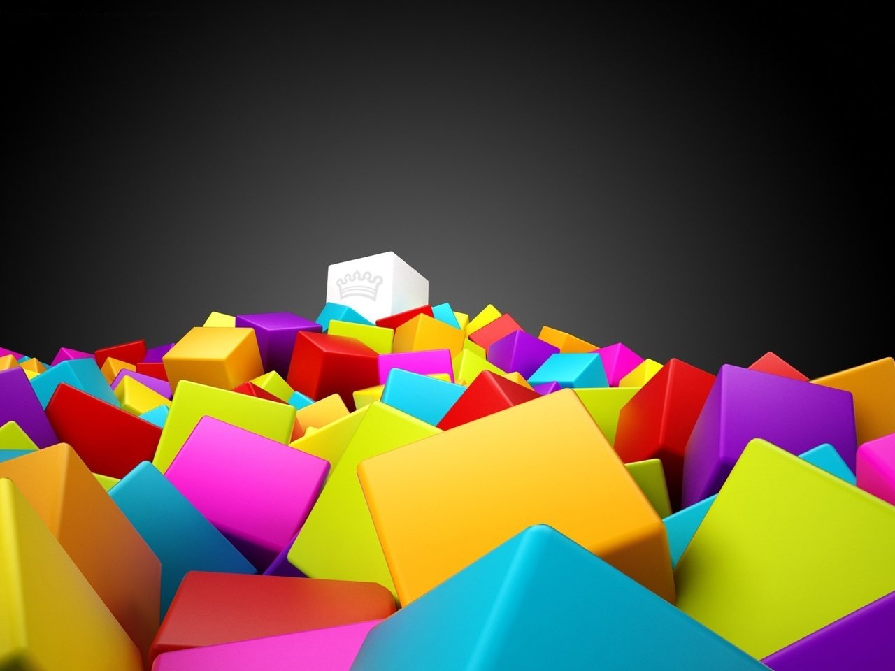 Обои разноцветные, цвет, кубики, корона, colorful, color, cubes, crown разрешение 1920x1200 Загрузить