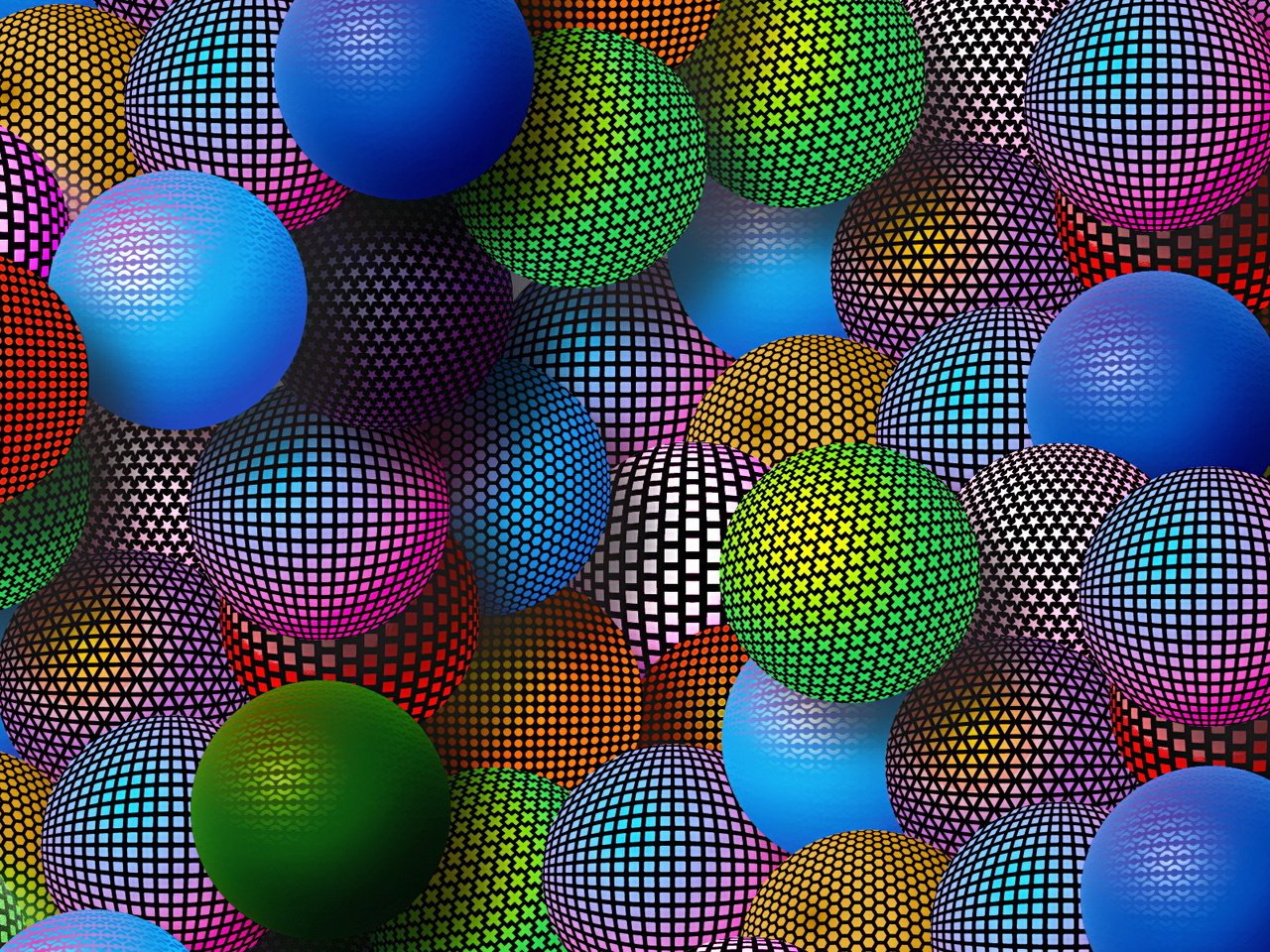 Обои разноцветные, шарики, colorful, balls разрешение 1920x1200 Загрузить