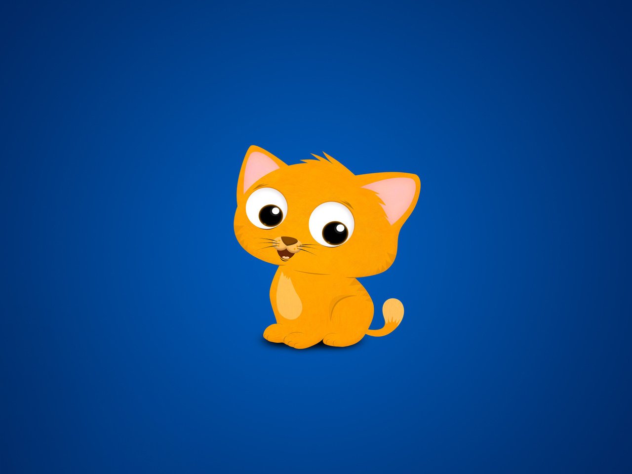 Обои fon, zhyoltyj, kot, cats every where blue, kotik разрешение 2560x1600 Загрузить