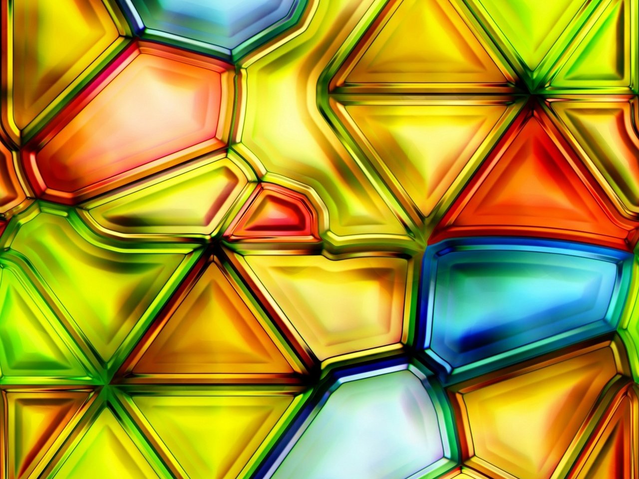 Обои абстракция, фон, стекло, разноцветное, треугольники, витраж, abstraction, background, glass, colorful, triangles, stained glass разрешение 2880x2618 Загрузить