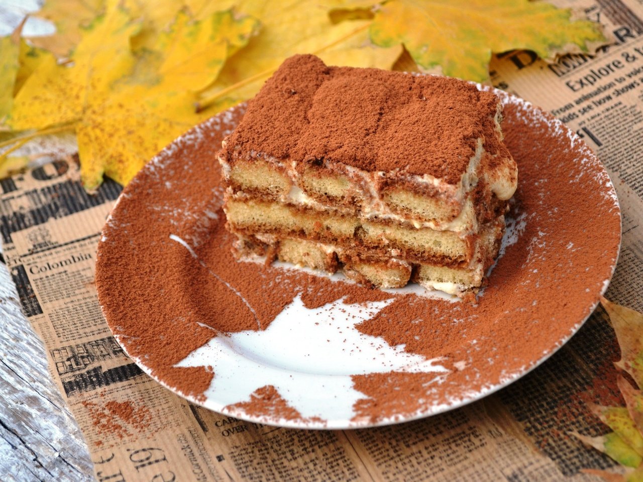 Обои листья, листва, кленовый лист, сладкое, торт, десерт, какао, leaves, foliage, maple leaf, sweet, cake, dessert, cocoa разрешение 1920x1280 Загрузить