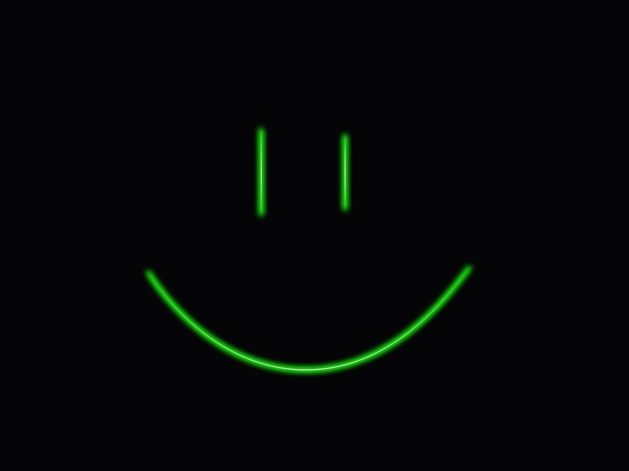 Обои неон, улыбка, черный фон, смайлик, neon, smile, black background, smiley разрешение 1950x1080 Загрузить