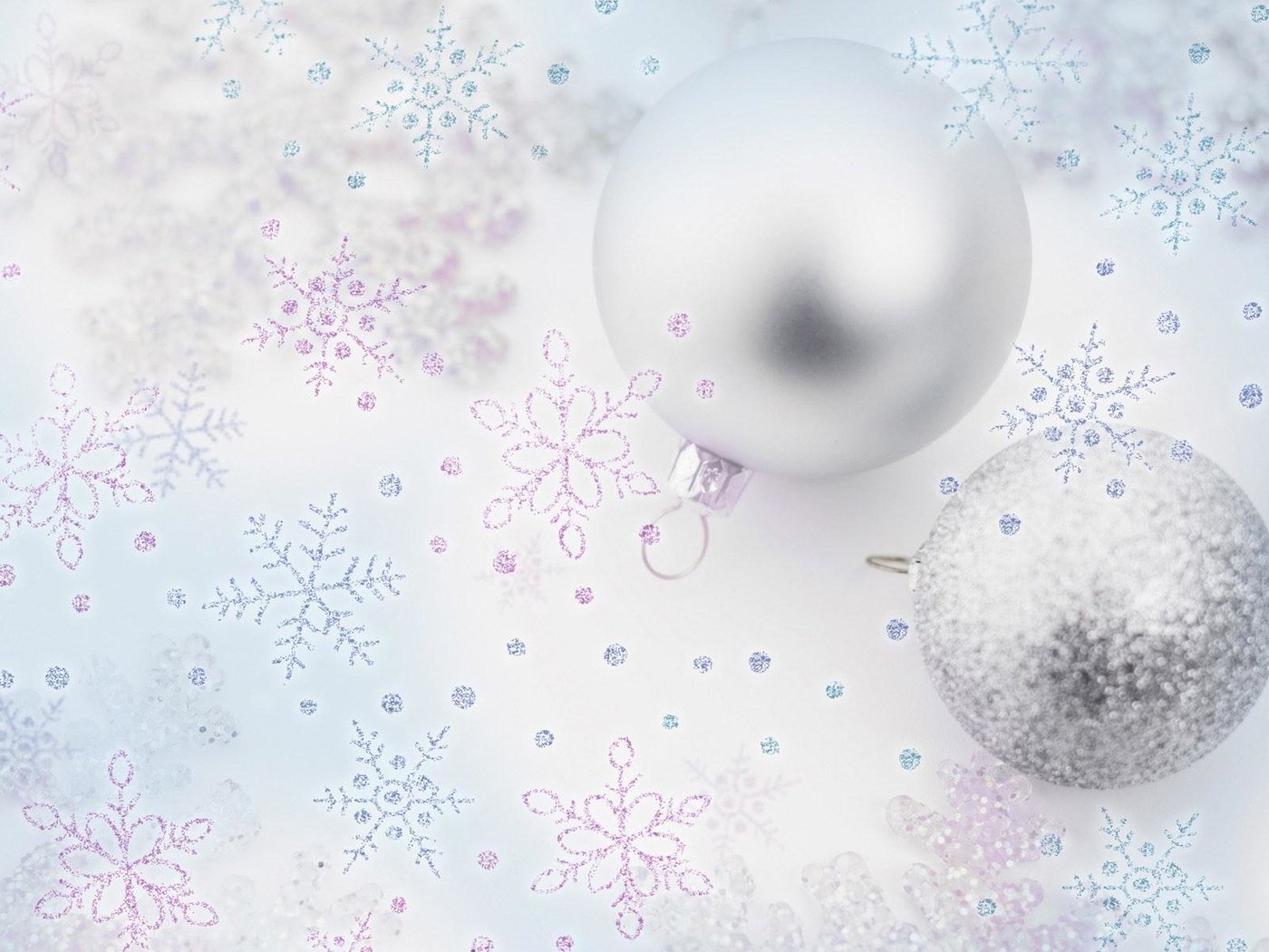 Обои новый год, зима, снежинки, шарики, new year, winter, snowflakes, balls разрешение 1920x1200 Загрузить