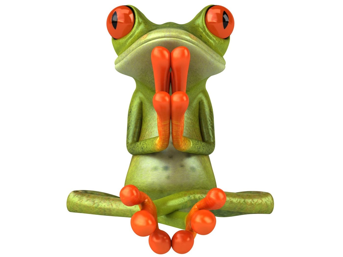 Обои лягушка, 3д, лупатая, frog, 3d, lupato разрешение 1920x1200 Загрузить