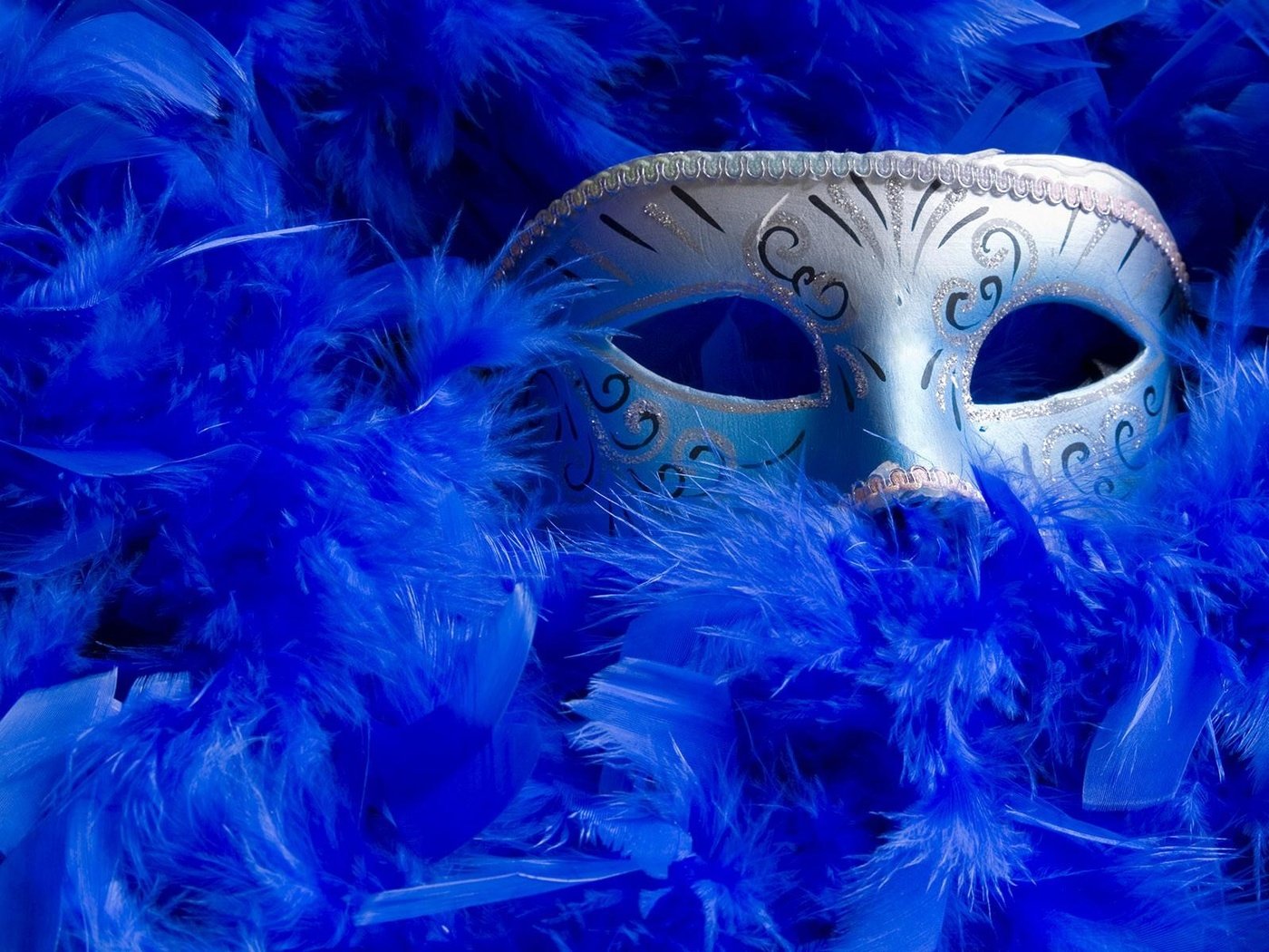 Обои маска, перья, синие, тайна, карнавал, маскарад, mask, feathers, blue, mystery, carnival, masquerade разрешение 1920x1200 Загрузить