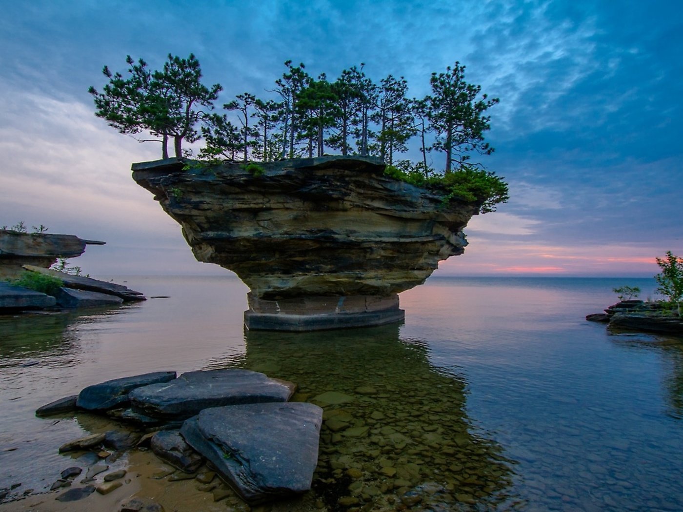 Обои остров на озере гурон, the island on lake huron разрешение 1920x1080 Загрузить