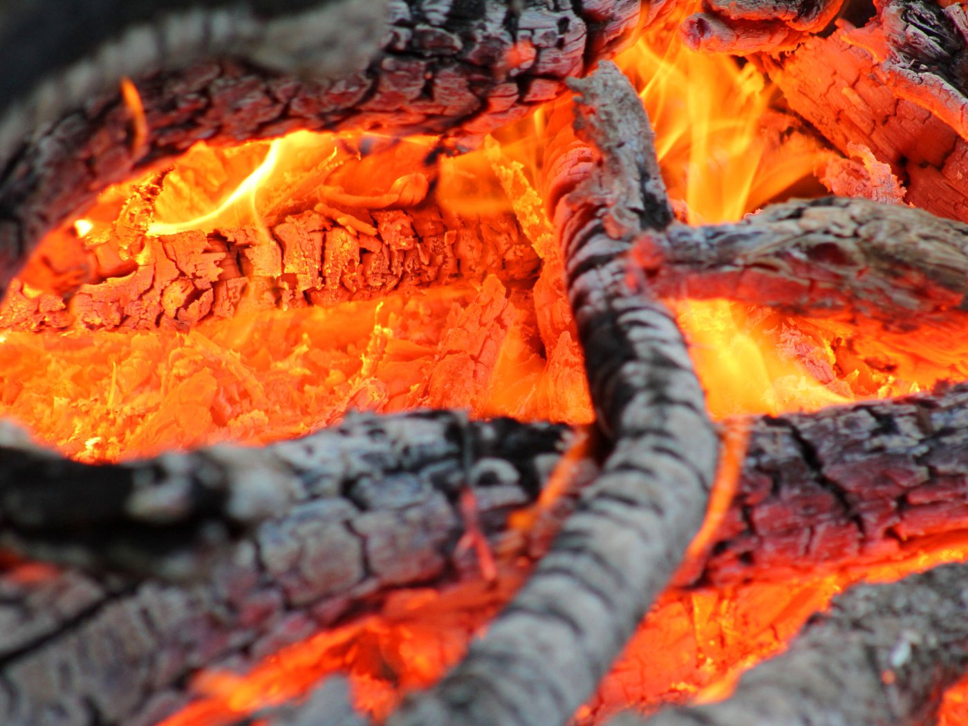 Обои пламя, огонь, костёр, flame, fire, the fire разрешение 2592x1728 Загрузить