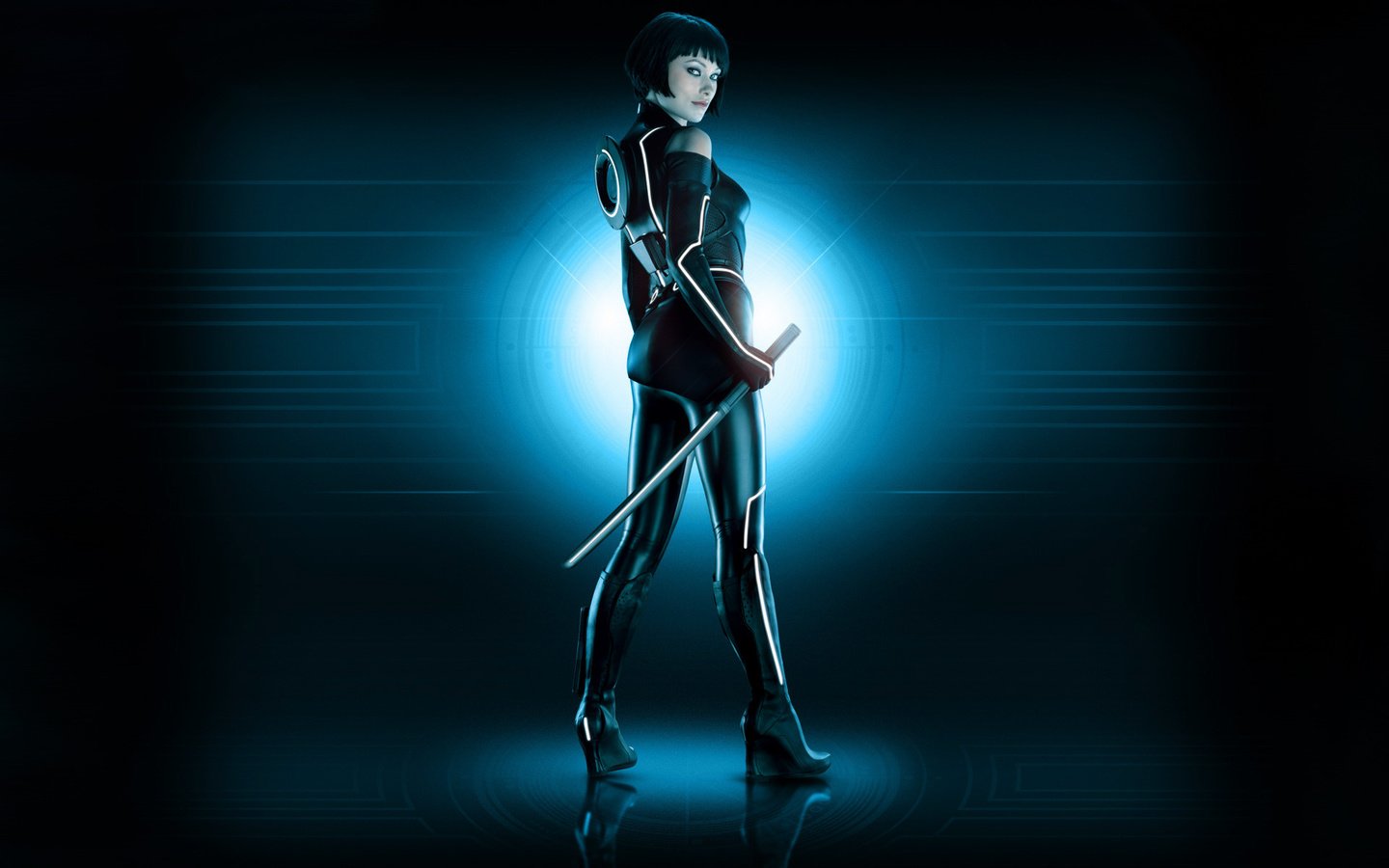 Обои палка, трон наследие, оливия yайлд, stick, tron legacy, olivia wilde разрешение 1920x1200 Загрузить