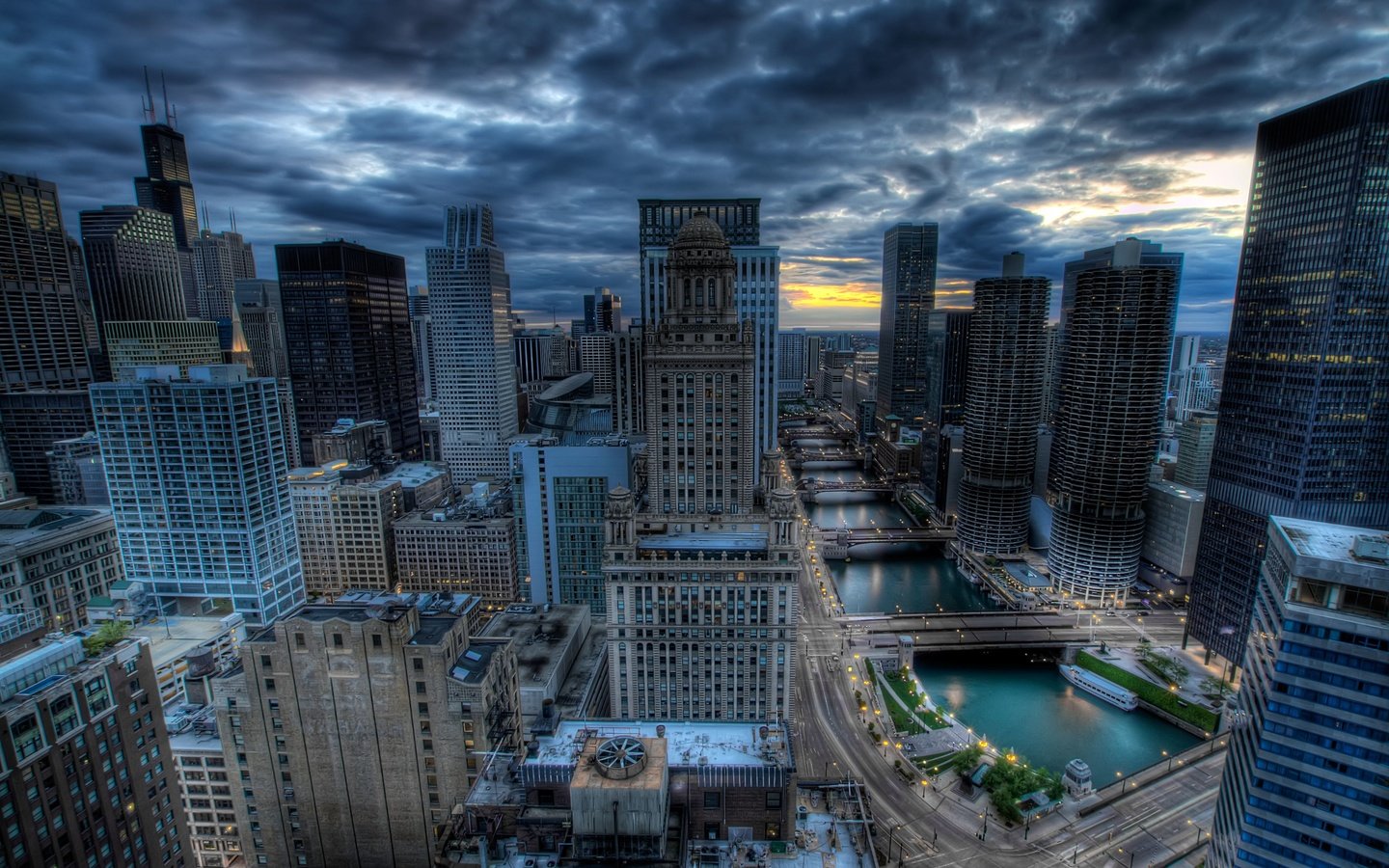 Обои небо, небоскребы, пасмурно, чикаго, the sky, skyscrapers, overcast, chicago разрешение 4305x2865 Загрузить