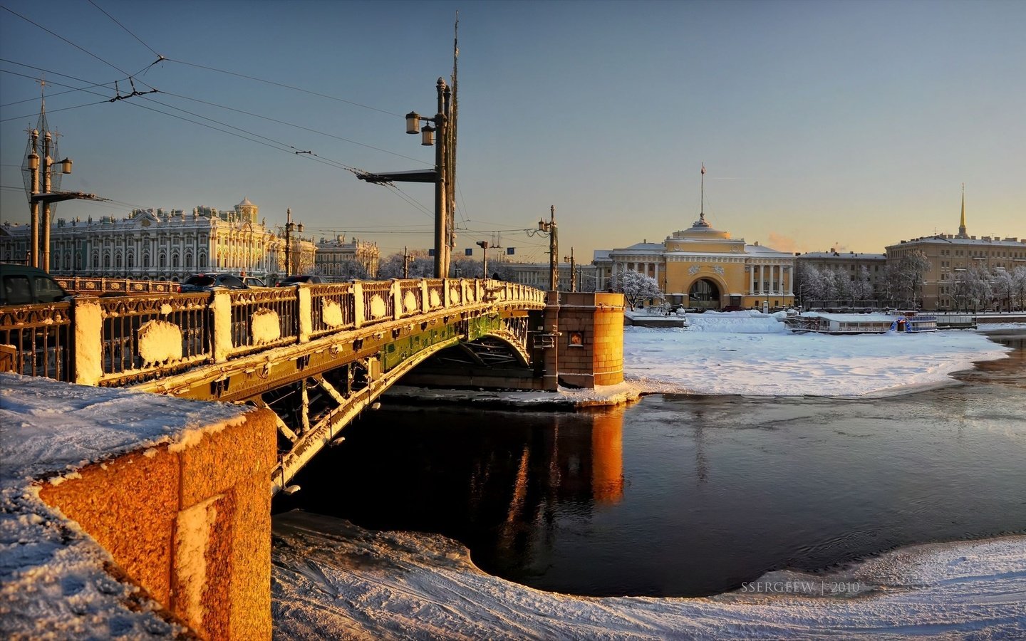 Обои санкт-петербург, адмиралтейство, дворцовый мост, зимний дворец, serg-sergeew, saint petersburg, the admiralty, the palace bridge, the winter palace разрешение 1920x1200 Загрузить