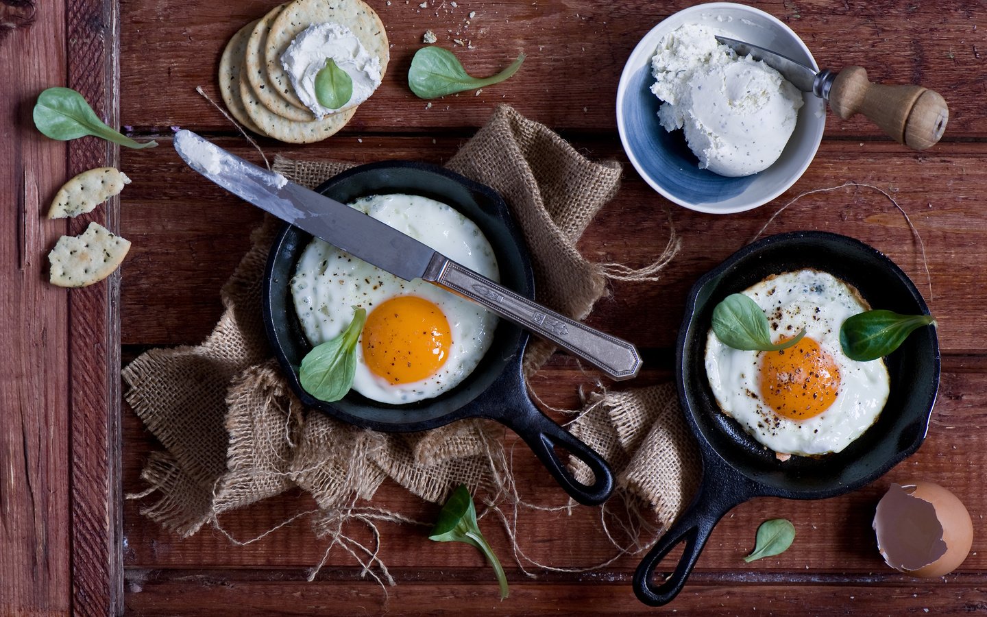 Обои завтрак, яйца, натюрморт, яичница, anna verdina, яицо, breakfast, eggs, still life, scrambled eggs, egg разрешение 2000x1337 Загрузить