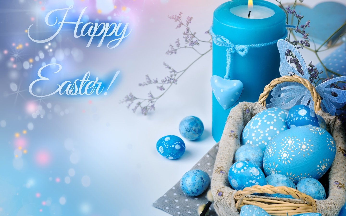 Обои голубой, свеча, пасха, яйца, декор, blue, candle, easter, eggs, decor разрешение 2500x1754 Загрузить