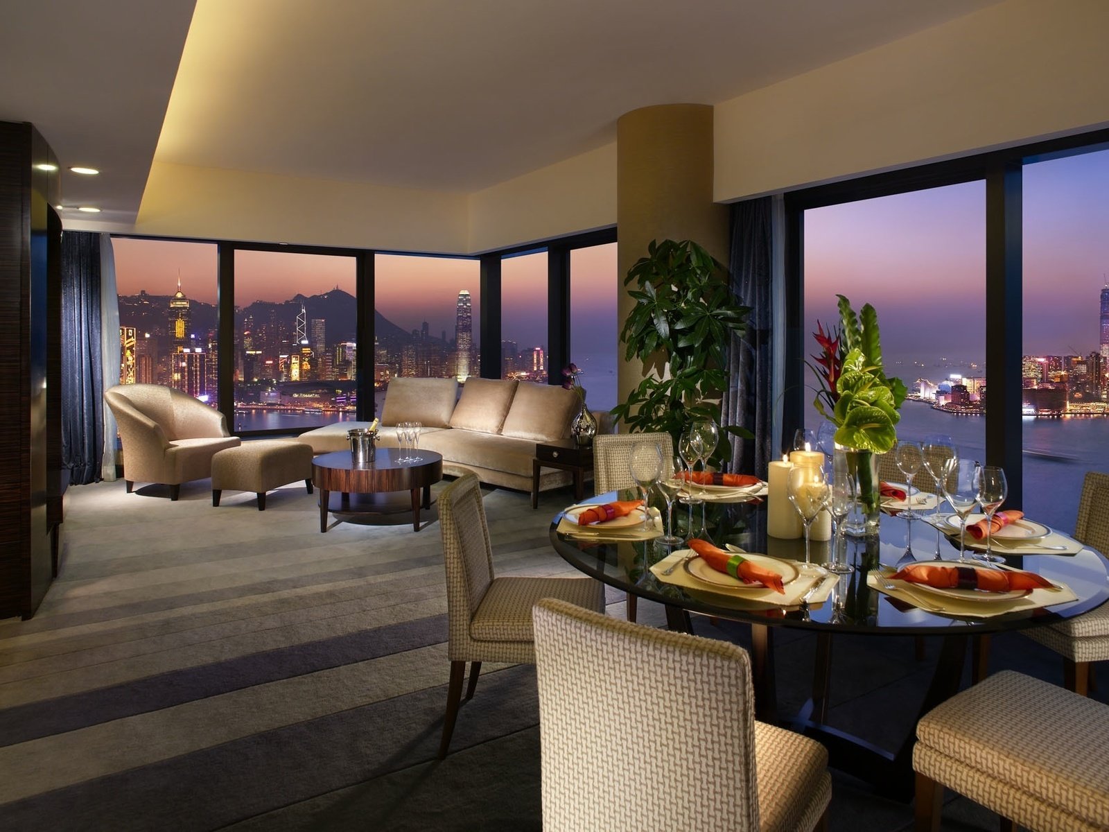 Обои отель, вид из окна, гонг конг, the hotel, the view from the window, hong kong разрешение 2176x1285 Загрузить