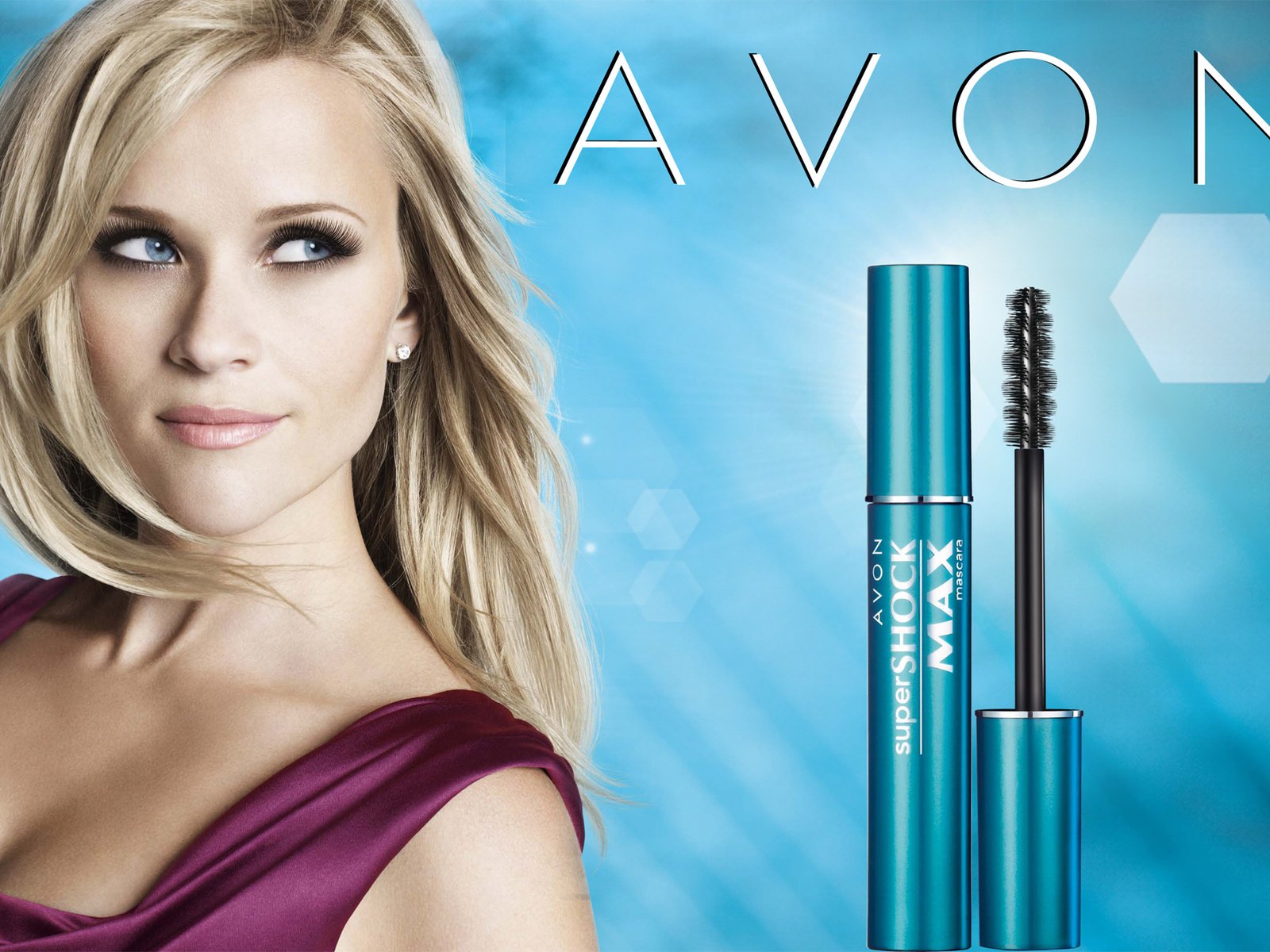 Обои девушка, актриса, риз уизерспун, avon, super shock max mascara, тушь для ресниц, girl, actress, reese witherspoon, mascara разрешение 2000x1273 Загрузить