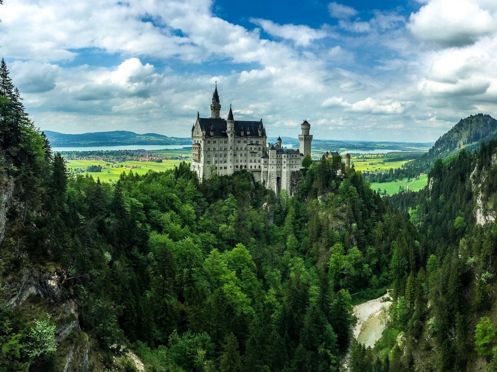Обои германия, бавария, замок нойшванштайн, баварии, germany, bayern, neuschwanstein castle, bavaria разрешение 2880x2007 Загрузить