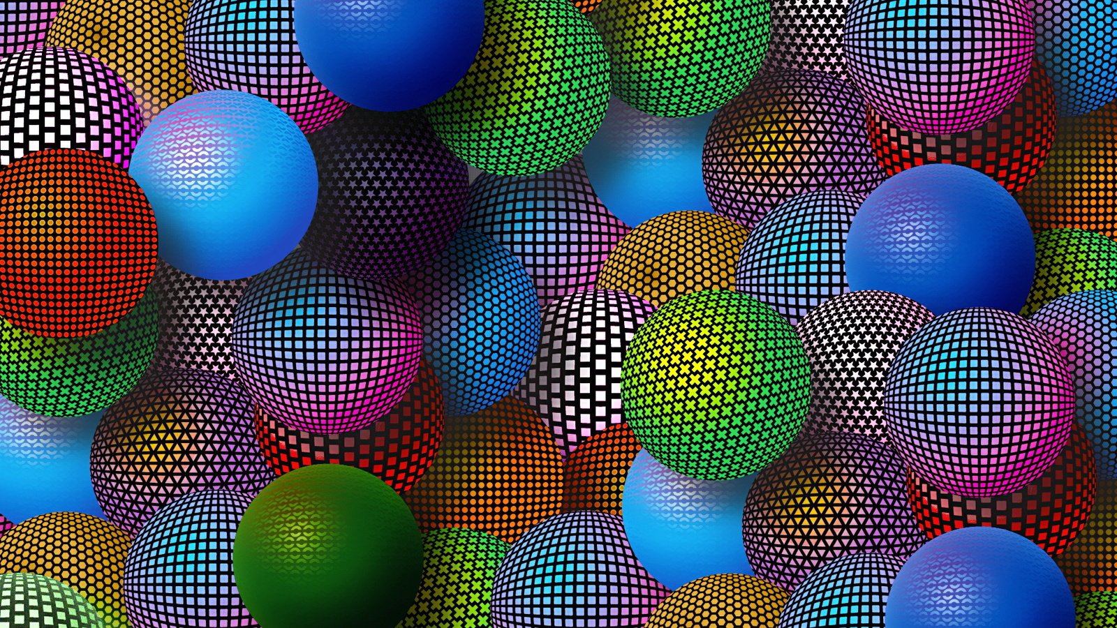 Обои разноцветные, шарики, colorful, balls разрешение 1920x1200 Загрузить