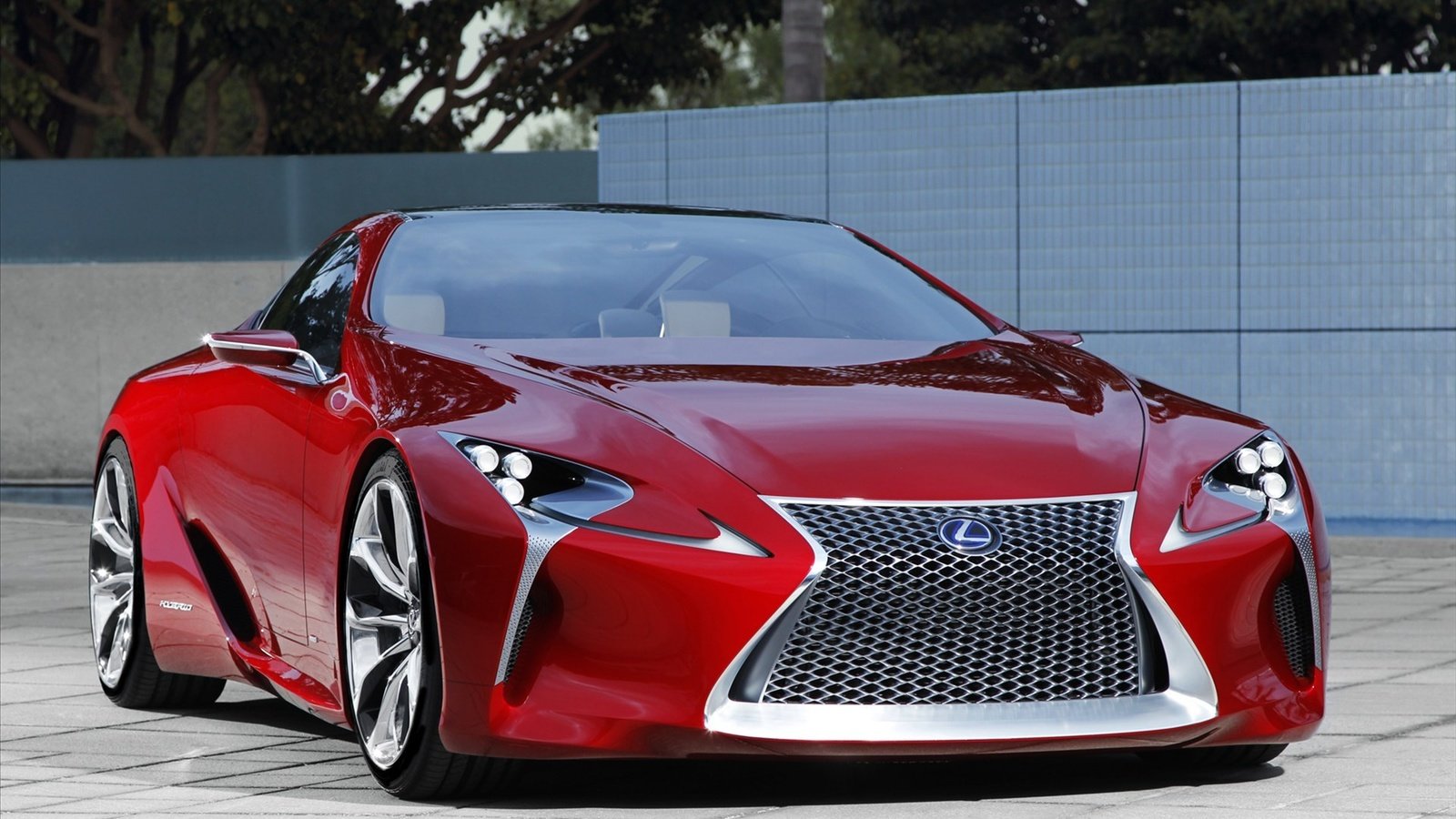 Обои машина, красная, лексус, lf-lc sports coupe concept, machine, red, lexus разрешение 1920x1200 Загрузить